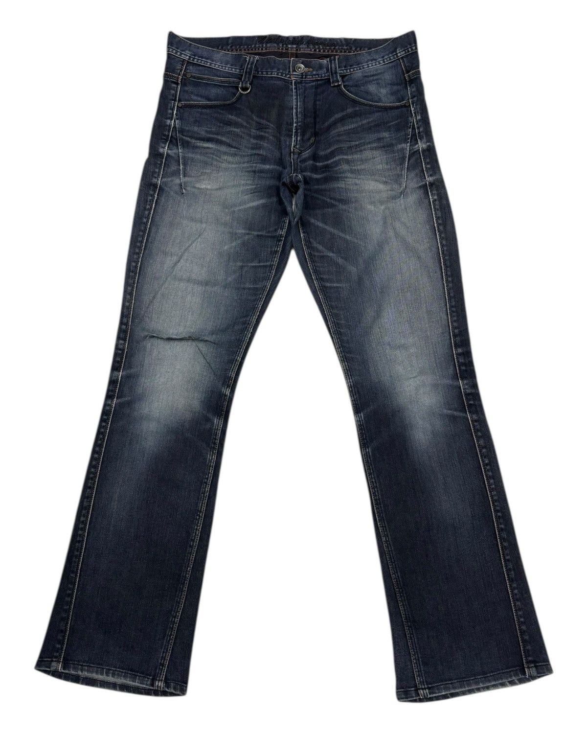 HIDEAWAYS × If Six Was Nine × Nicole Club Nicole Club For Men NCFM Indigo Flared Jeans Size US 34 / EU 50 - 7 Thumbnail