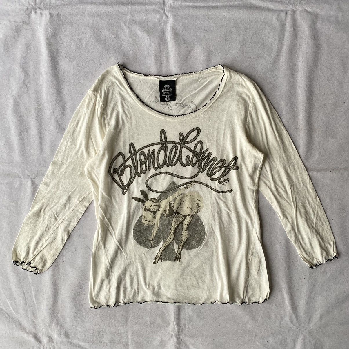 Hysteric Glamour × Japanese Brand × Vintage Vintage Y2K Vixen Blonde Comet Retro Pin Up Babe Tees Size M / US 6-8 / IT 42-44 - 2 Thumbnail