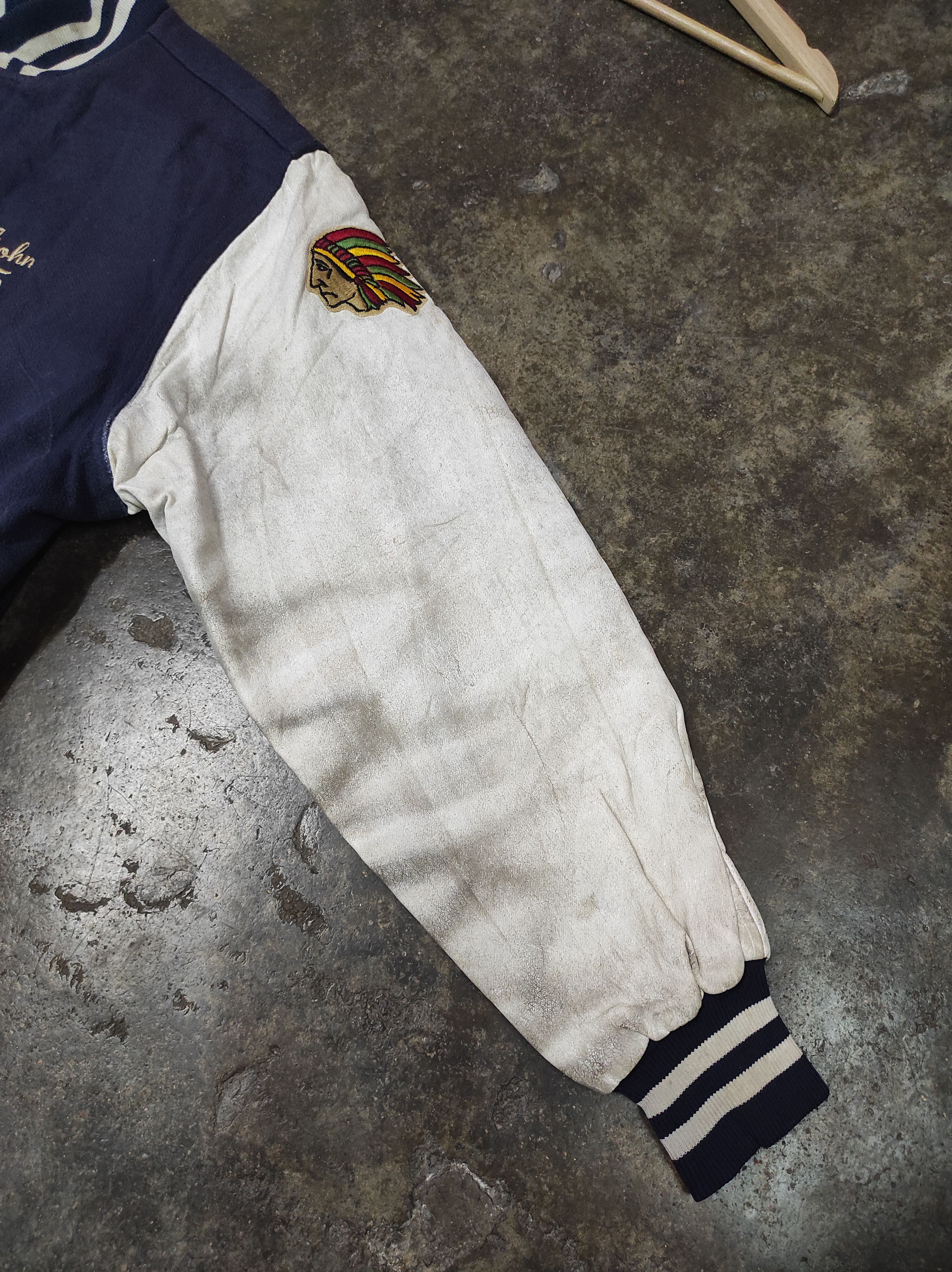 Rennoc × Vintage RENNOC WARRIORS FOOTBALL JOHN 95 VTG WOOL VARSITY JACKET Size US L / EU 52-54 / 3 - 8 Thumbnail