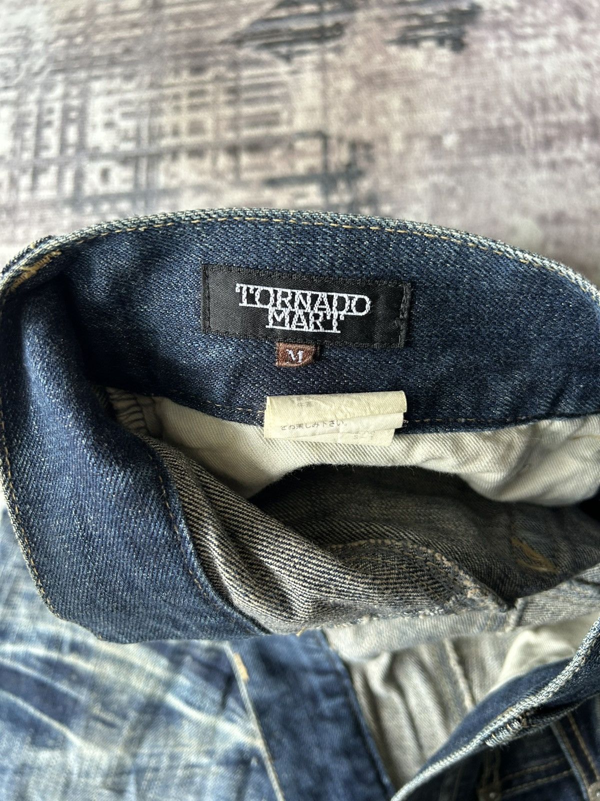 Tornado Mart SUPER FLARED Tornado Mart Washed Jeans Size US 32 / EU 48 - 14 Thumbnail