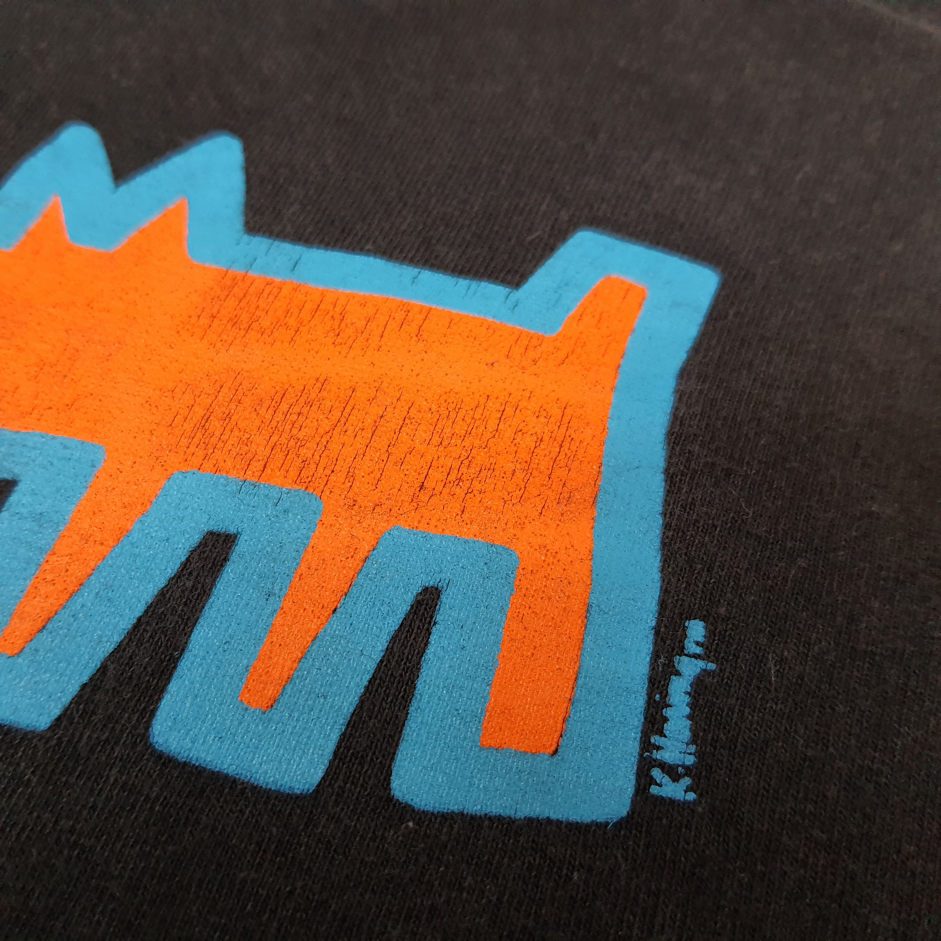 Vintage Keith Haring Streetwear Skate Tshirt C223N25