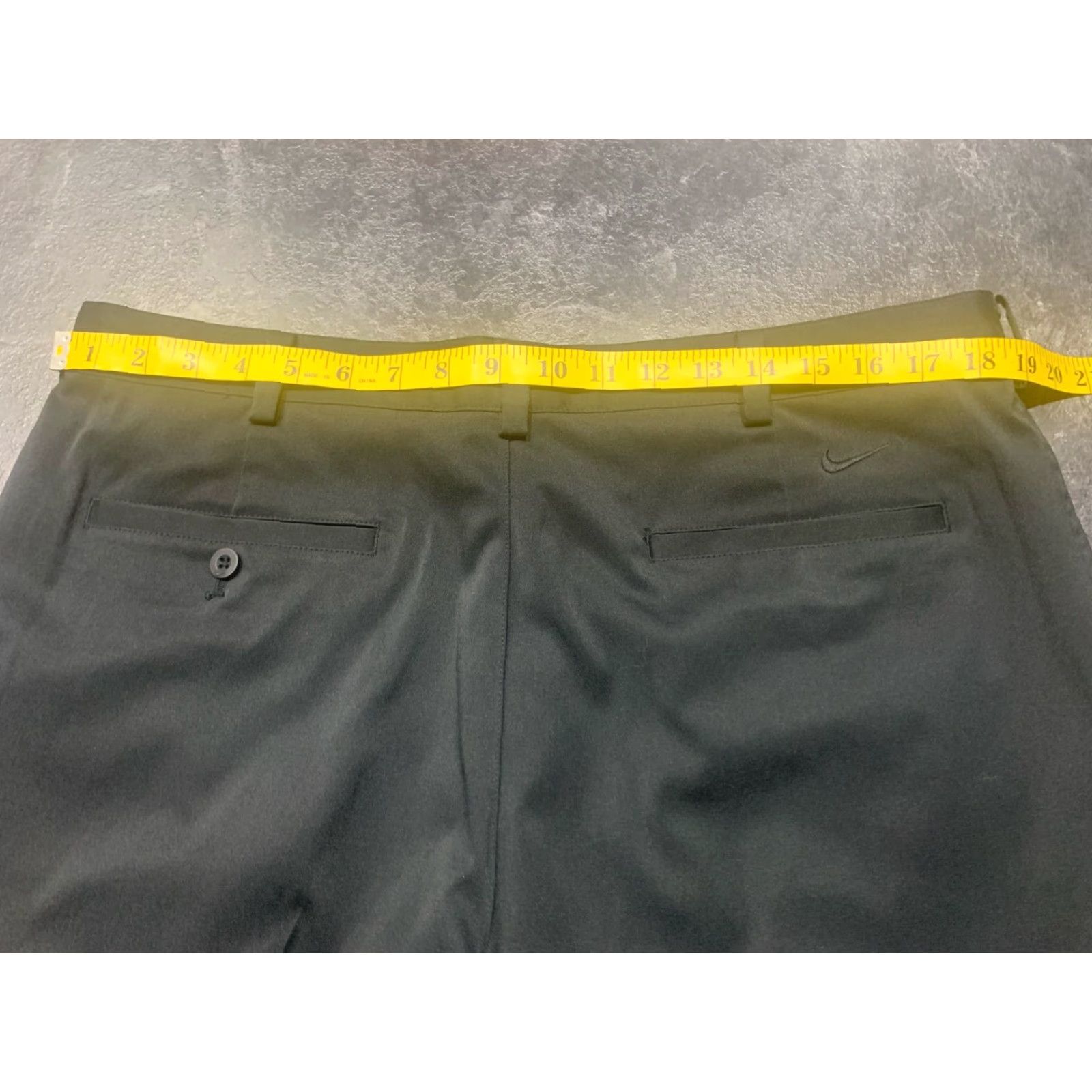 Nike Nike Golf Dri-Fit Shorts - Black, 36, Flat Front, Regular, Men, USA Theme, Casual/Golf Size US 36 / EU 52 - 4 Thumbnail