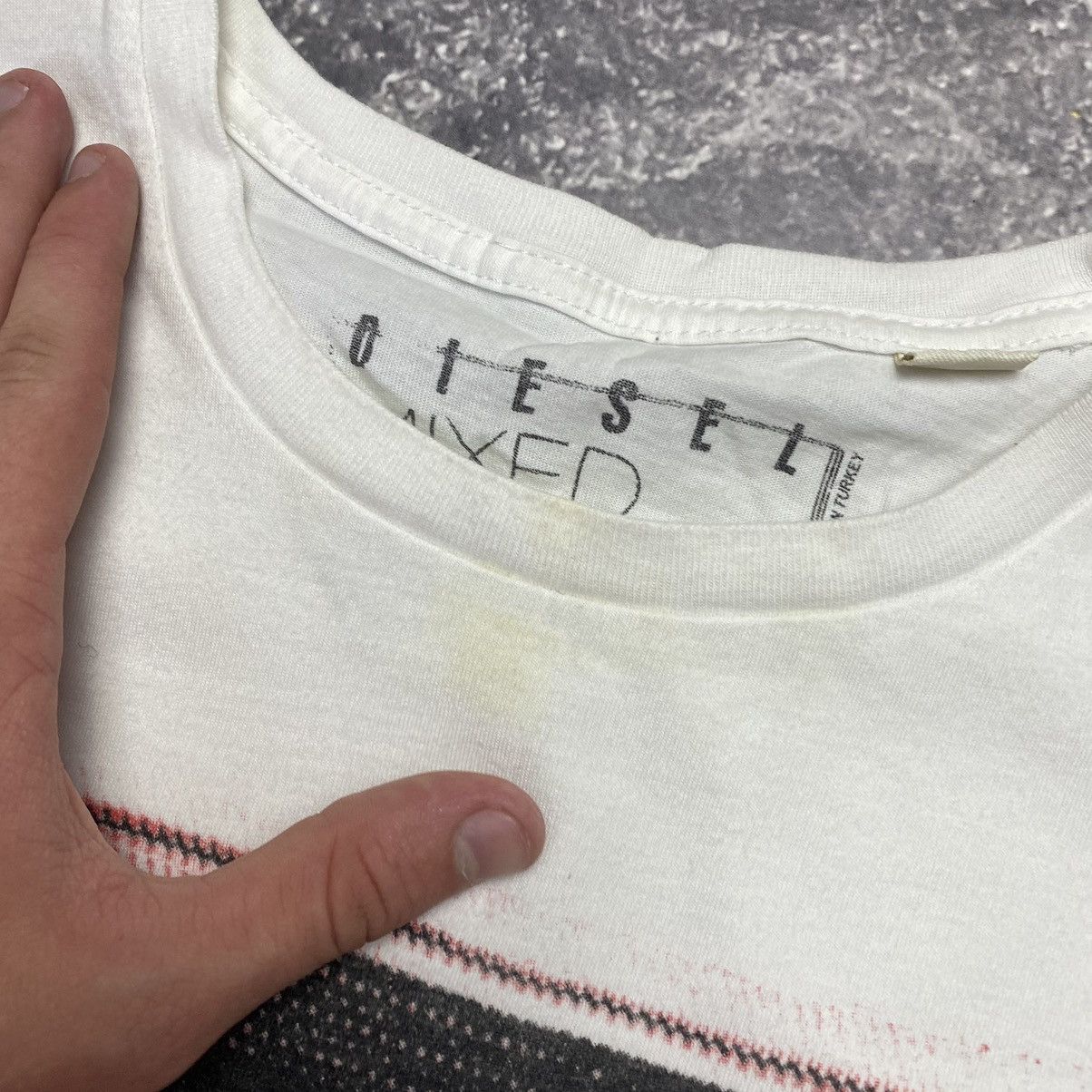 Diesel Men’s Diesel Big Graphic Logo Designer tee Size US L / EU 52-54 / 3 - 7 Thumbnail