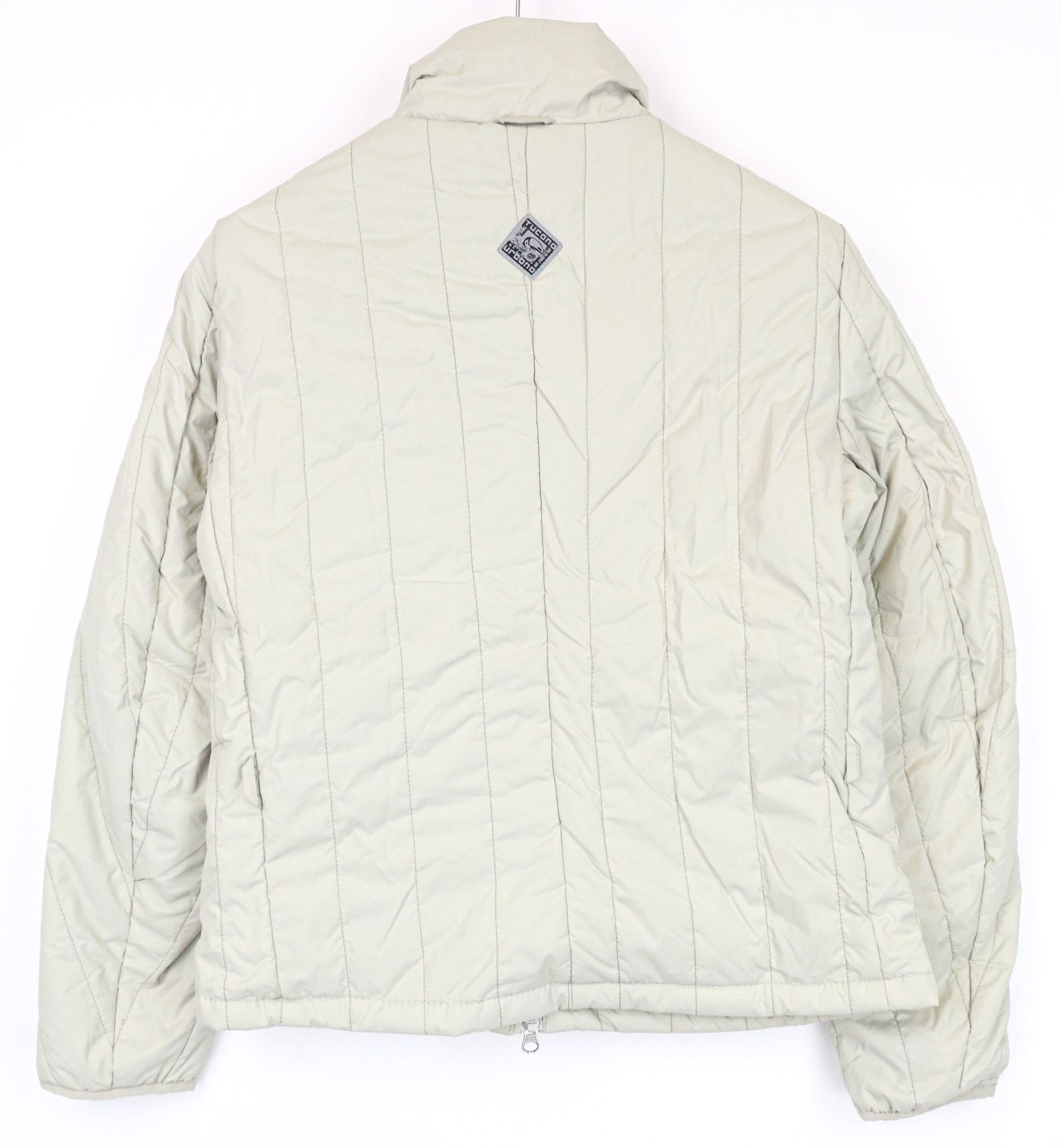 Other SERISSA S Beige Lined Zipped Padded Jacket 74441 Size S / US 4 / IT 40 - 2 Thumbnail