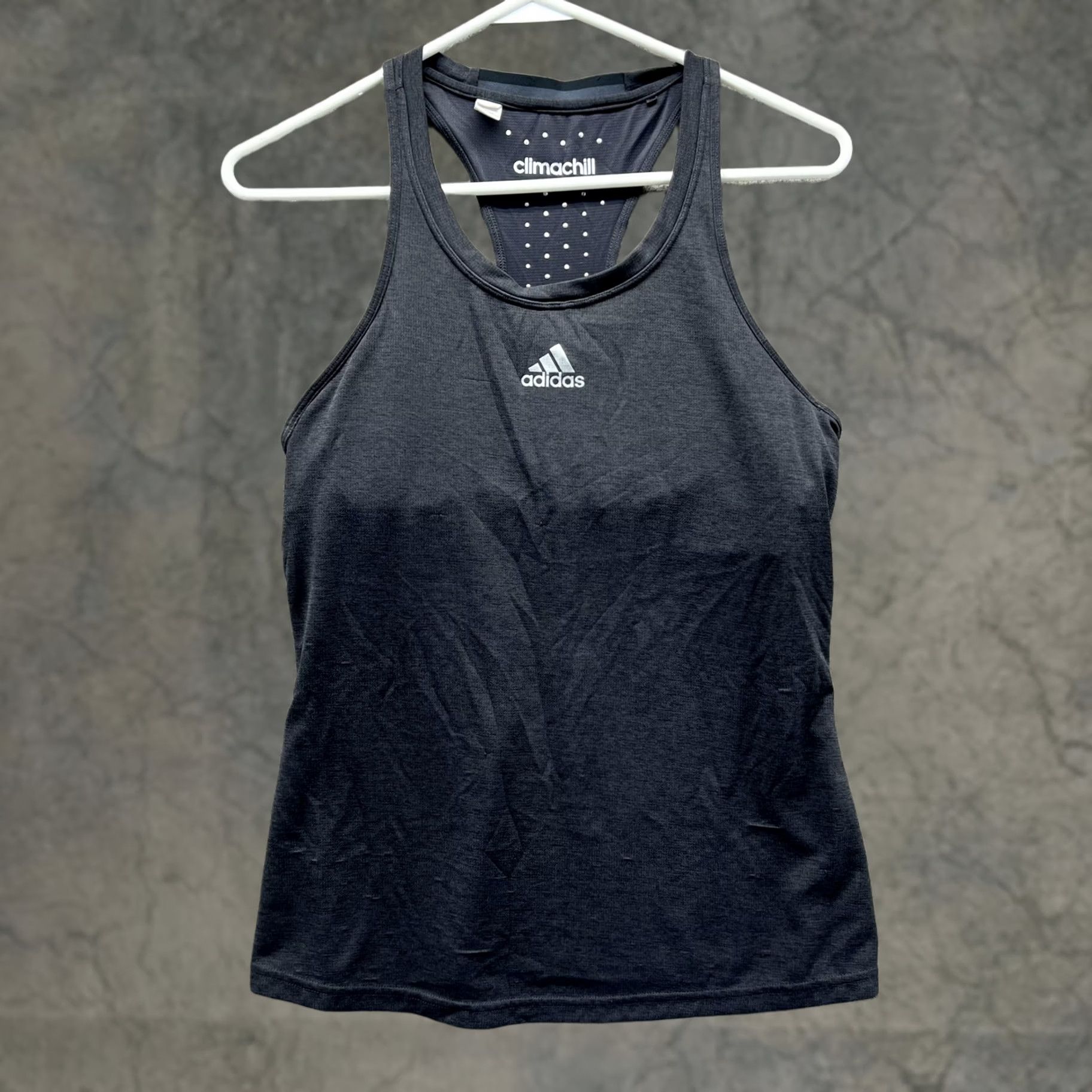 Adidas Adidas Climachill Tank Top Womens Small Gray Racerback Running Athletic AJ6930 Size S / US 4 / IT 40 - 1 Thumbnail