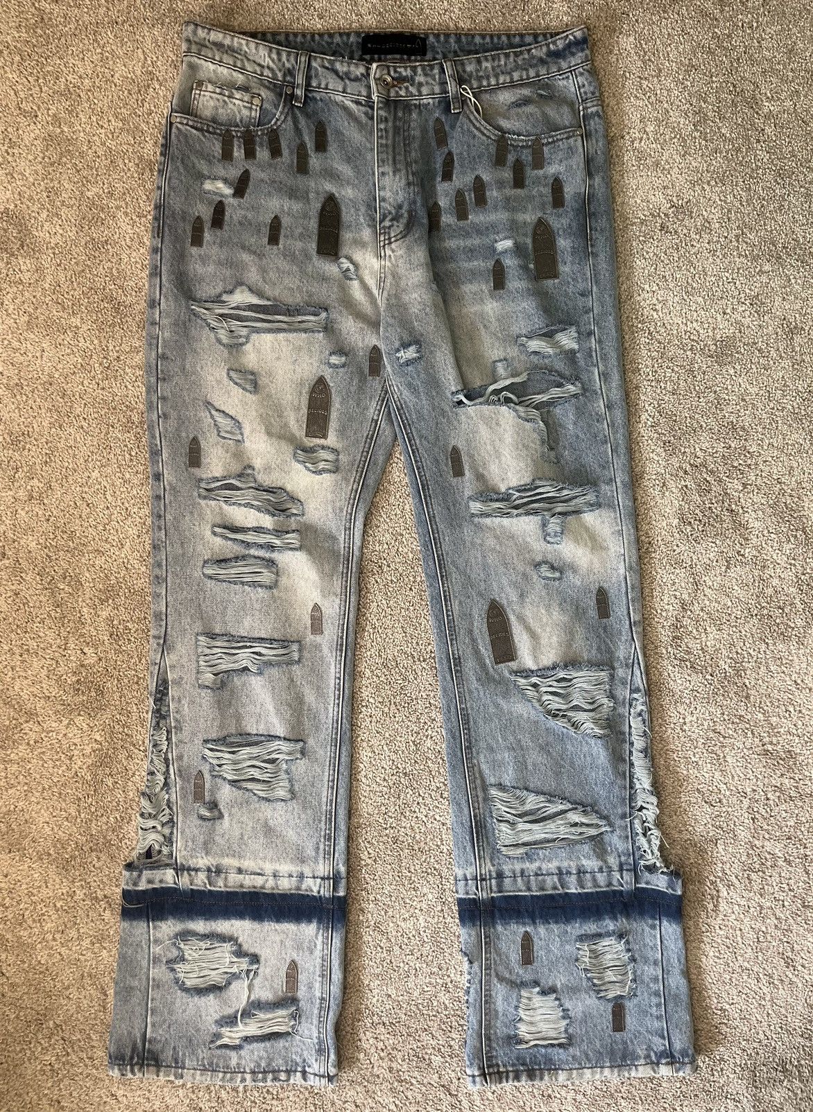 Who Decides War Who Decides War Amplified Gnarly Jeans Size US 36 / EU 52 - 1 Thumbnail
