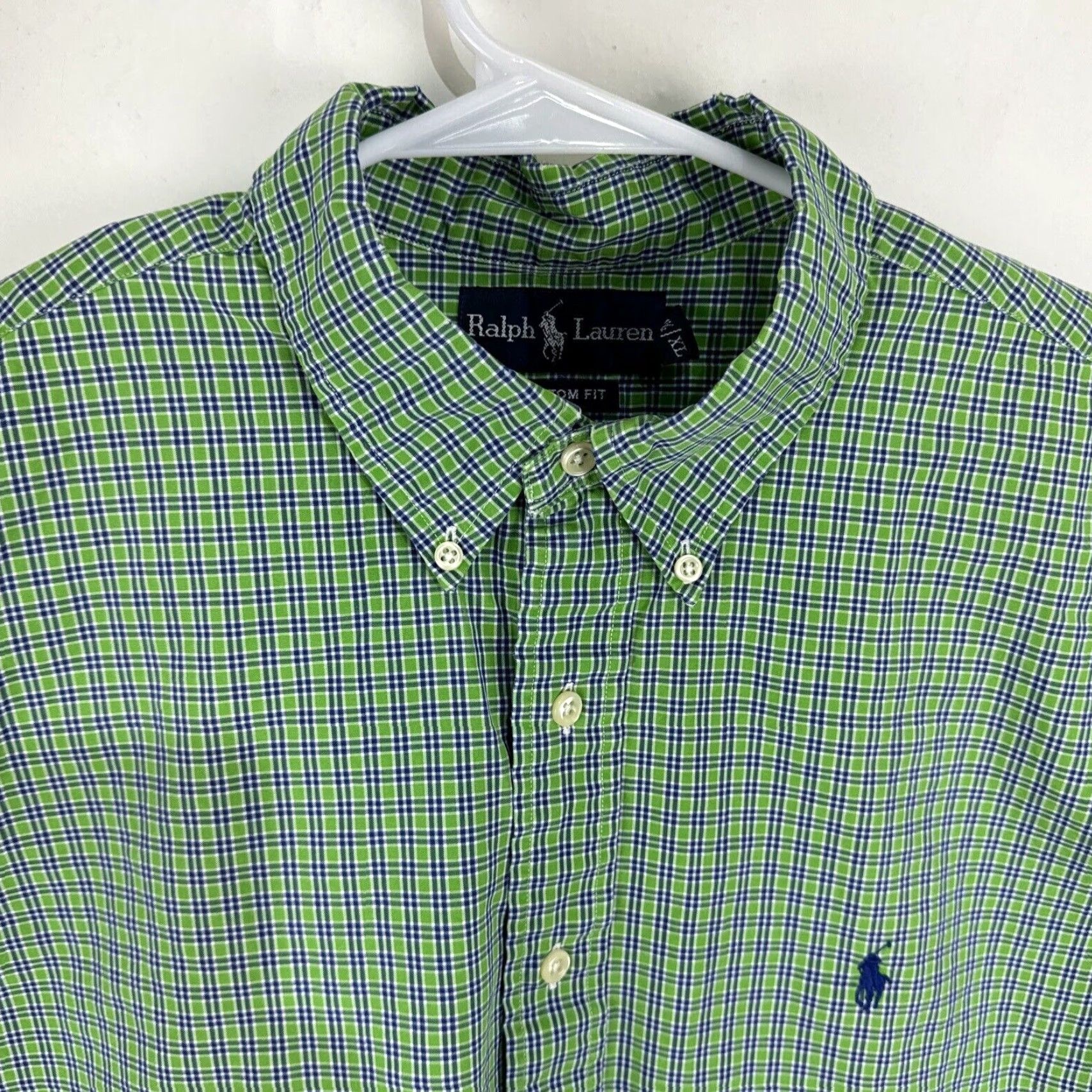 Polo Ralph Lauren VINTAGE Polo Ralph Lauren Mens Classic Fit Shirt XL Plaid Long Sleeve Button Up Size US XL / EU 56 / 4 - 3 Thumbnail