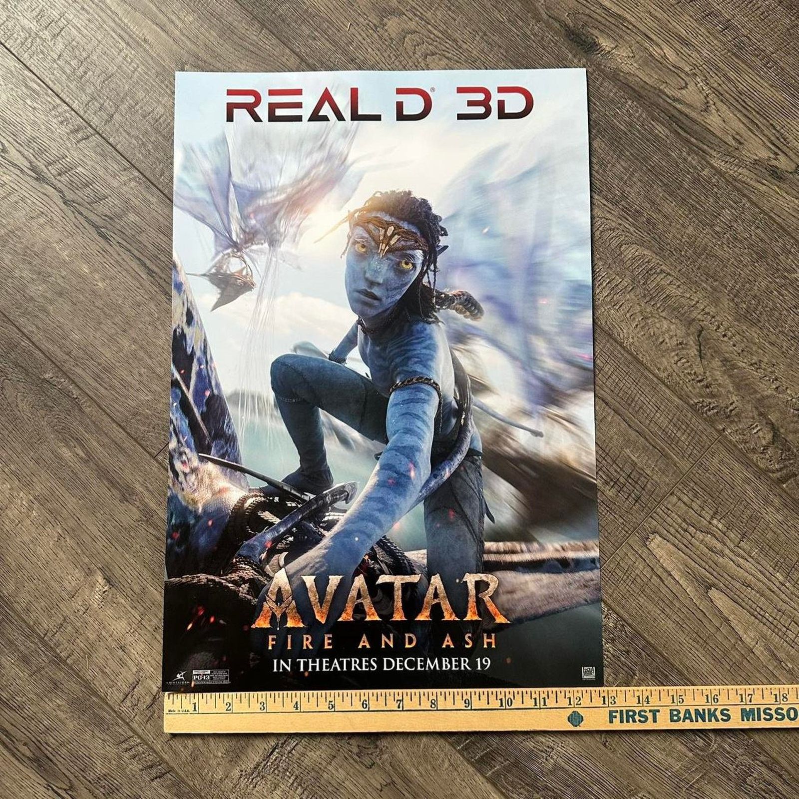 Other Avatar Fire & Ash 3D Limited AMC Movie Promo Poster Print Size ONE SIZE - 7 Thumbnail