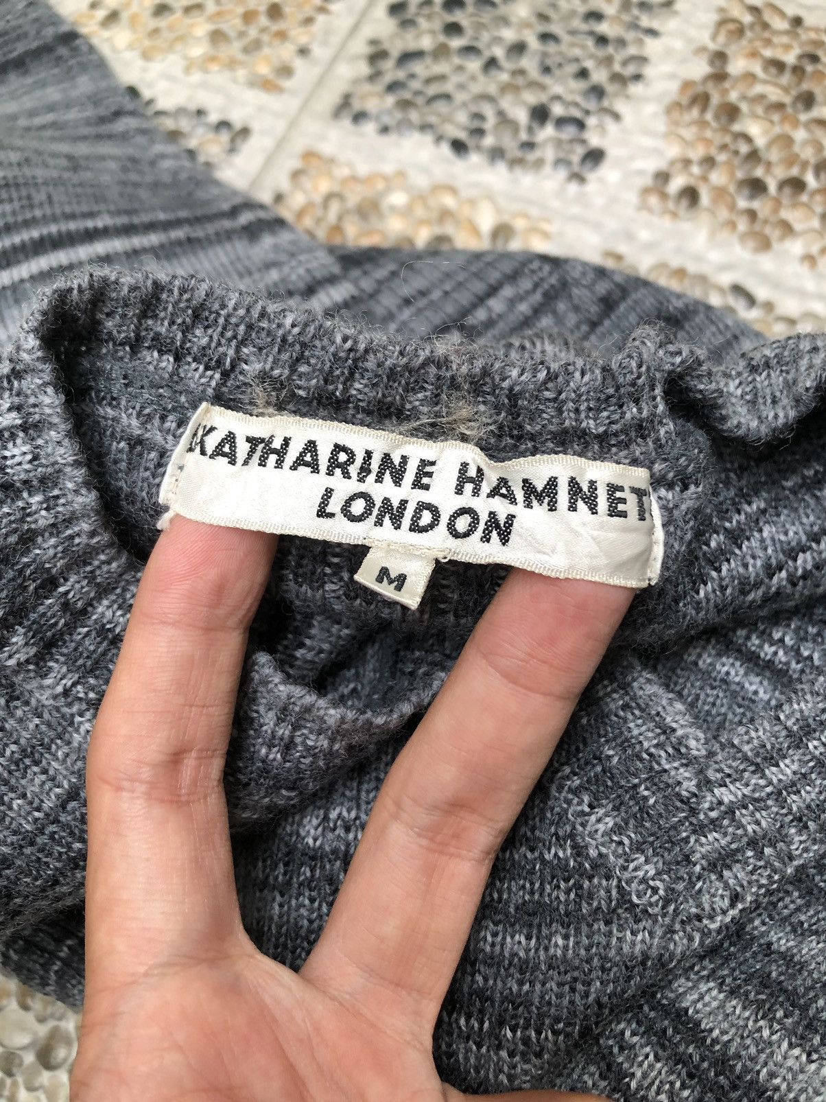 Designer × Katharine Hamnett London × Vintage Vintage Katharine Hamnett Knitwear Size M / US 6-8 / IT 42-44 - 7 Thumbnail