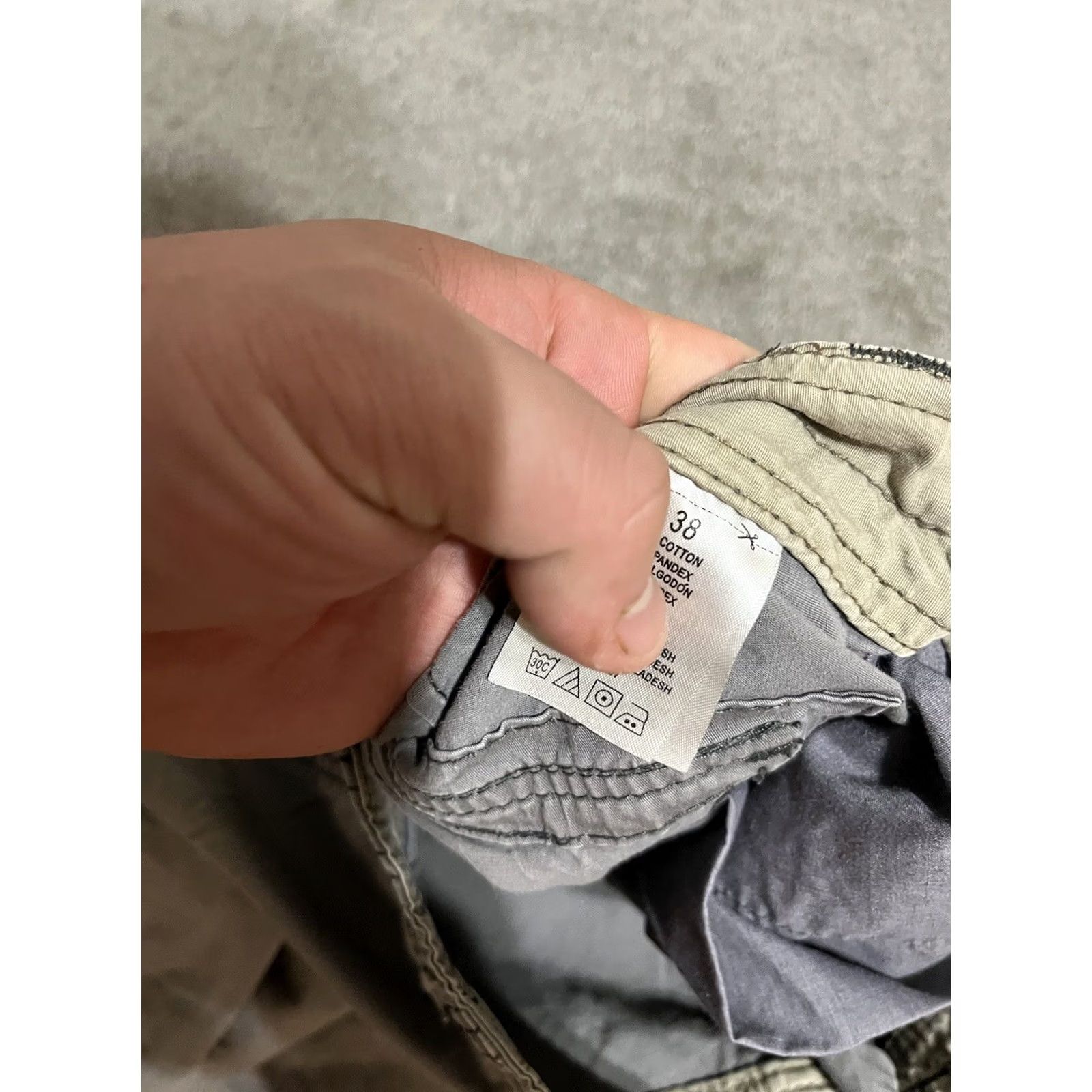 Vintage UNIONBAY Shorts Size 38 Gray Stretch Flat Front Casual Cargo Men Size US 38 / EU 54 - 3 Thumbnail