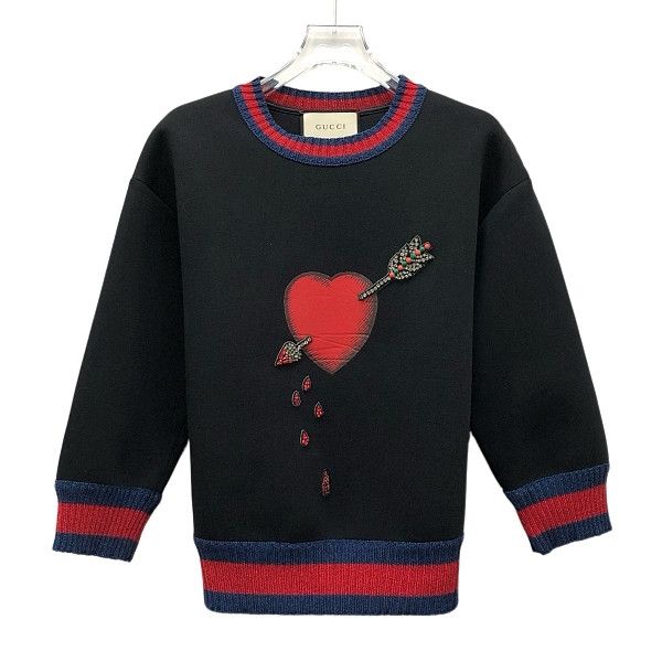 Gucci Gucci Heart Arrow Sweatshirt Size XXS Size US XXS / EU 40 - 1 Thumbnail