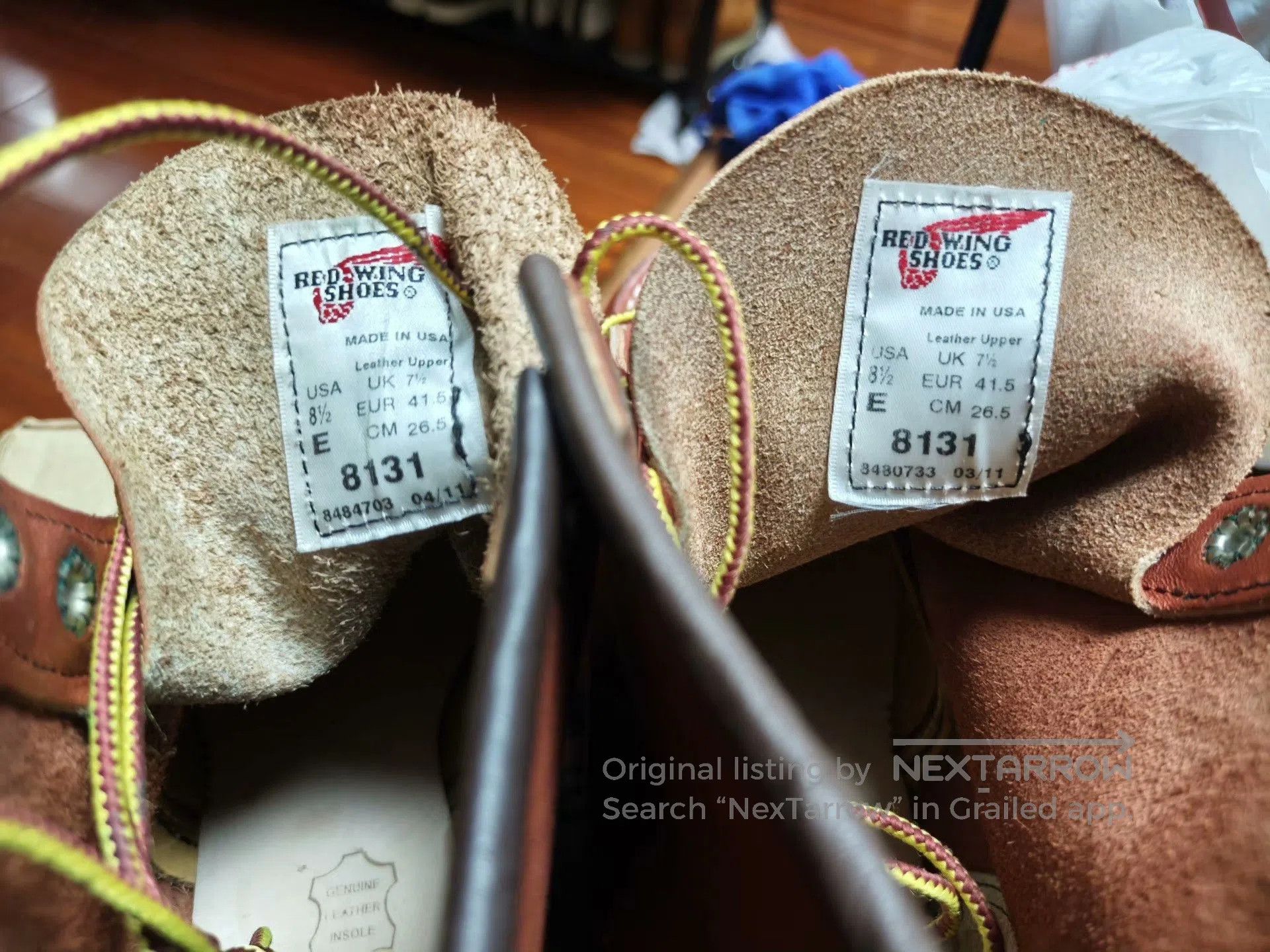 Red Wing Red Wing 8131 Leather Boots. Size US 8.5 / EU 41-42 - 9 Thumbnail