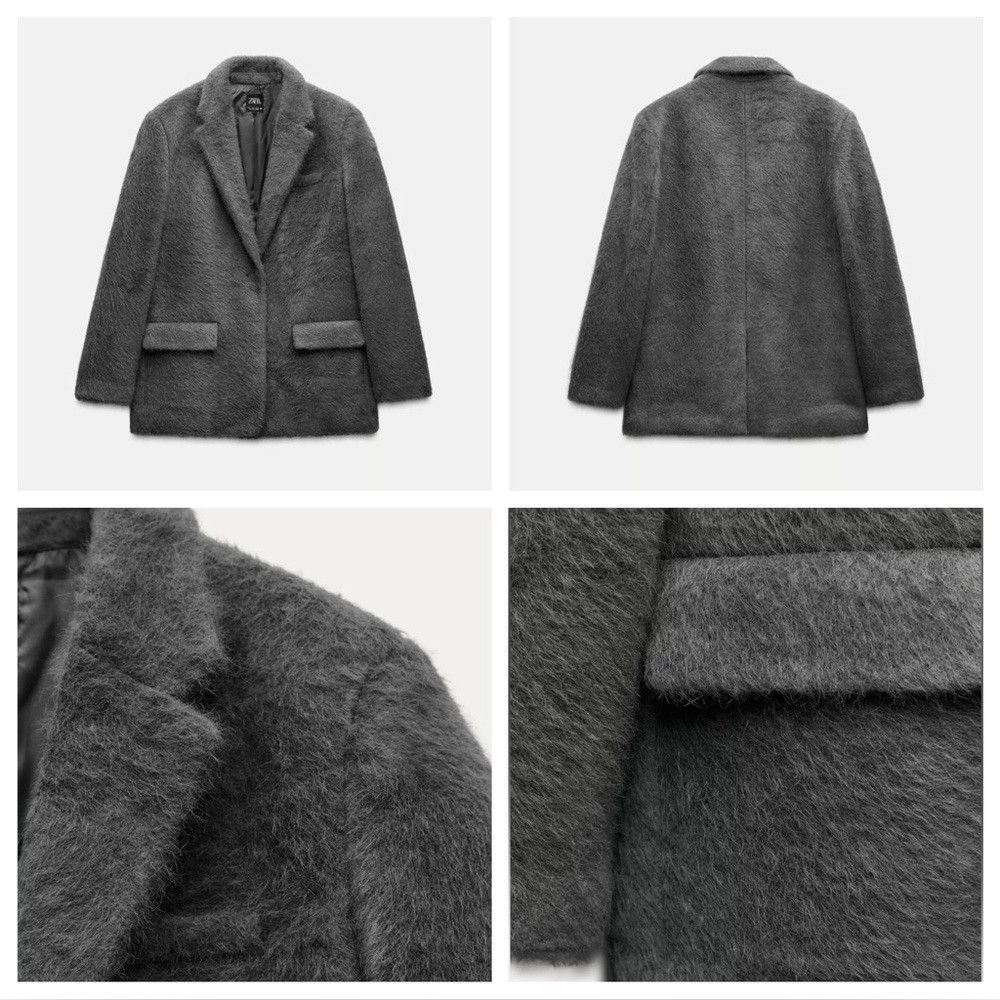 Zara 🦋 Bloggers Favorite 🦋 NWT Zara Faux Fur Soft Oversized St Size M / US 6-8 / IT 42-44 - 2 Thumbnail