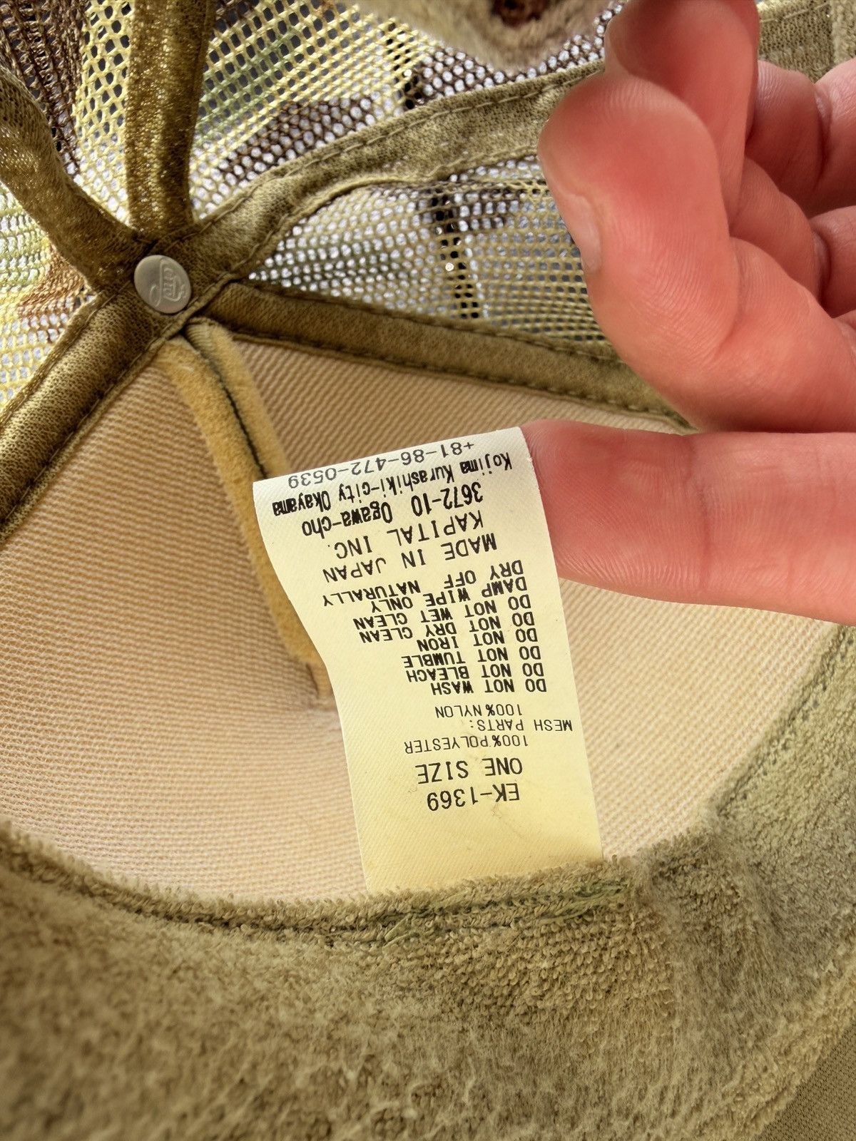 Kapital Kapital Trucker Hat Size ONE SIZE - 7 Thumbnail