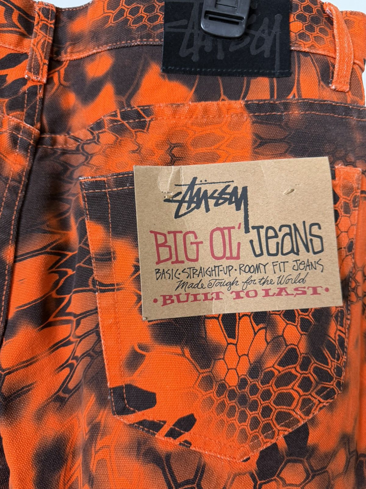 Stussy Stussy Big Ol' Jean 'Inferno' Size US 32 / EU 48 - 5 Thumbnail