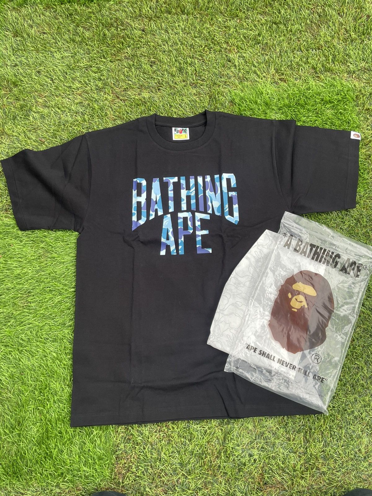 Bape ABC camo nyc logo tee Size US L / EU 52-54 / 3 - 1 Thumbnail