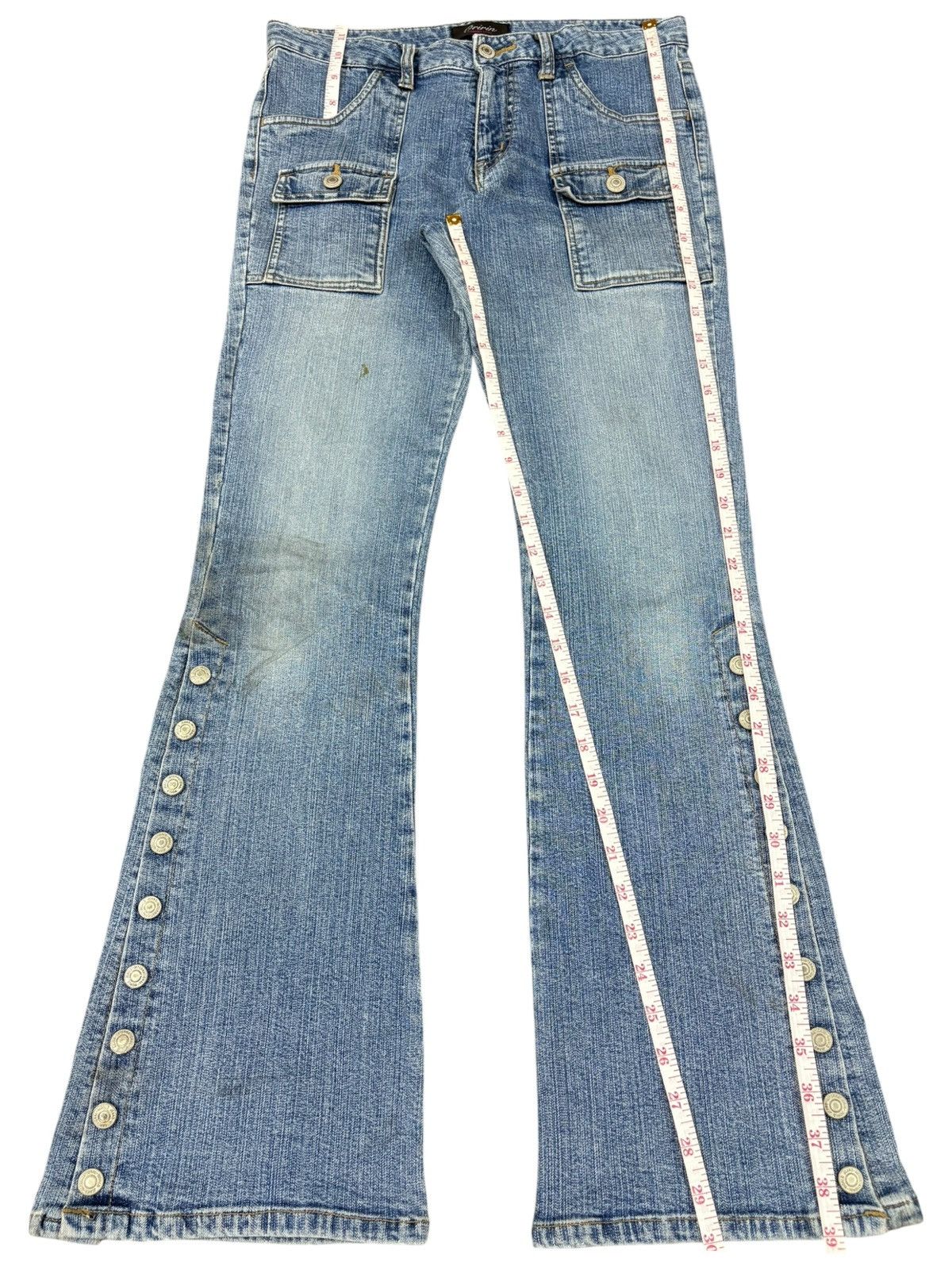 Hysteric Glamour Vintage Oririn Faded Wash Bush Pants Flare Jeans Size 31" - 11 Thumbnail