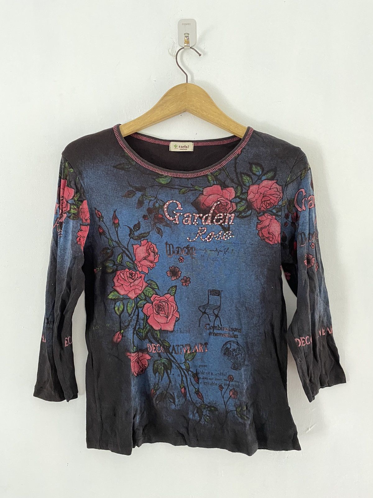 Beauty Beast × Hysteric Glamour × Japanese Brand Garden rose longsleeve jpg style Size US M / EU 48-50 / 2 - 1 Thumbnail