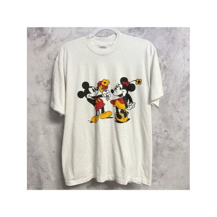 Vintage Vintage 90s Mickey Mouse T Shirt All Points Sportswear Large Size US L / EU 52-54 / 3 - 2 Thumbnail