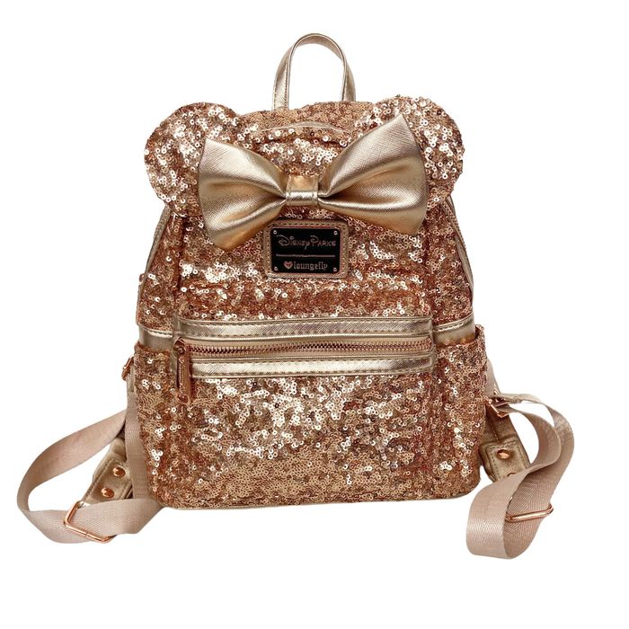 Other Disney Loungefly Pink Sequin Backpack Grailed