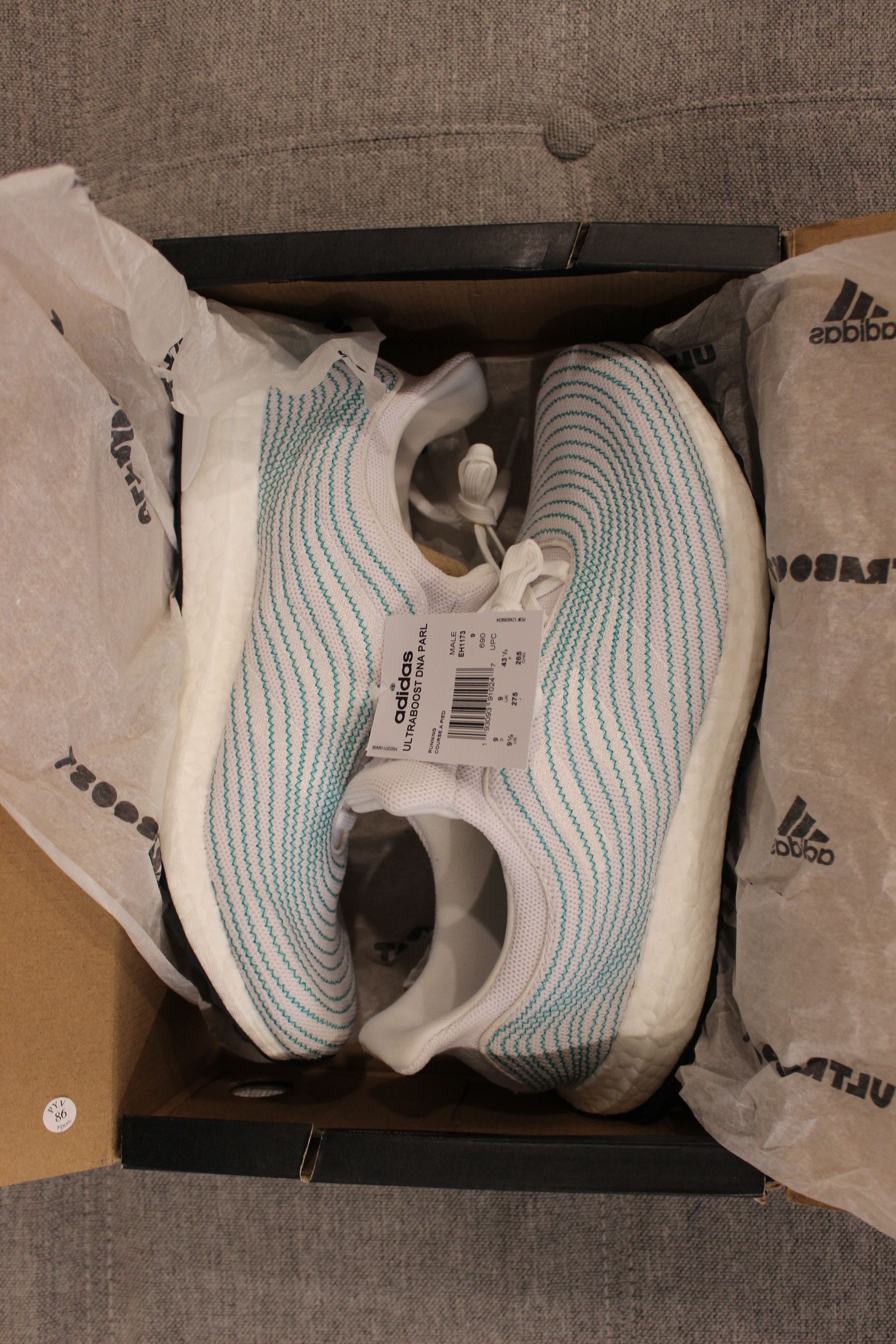Adidas adidas Ultra Boost DNA Parley White EH1173 Size US 9.5 / EU 42-43 - 1 Thumbnail