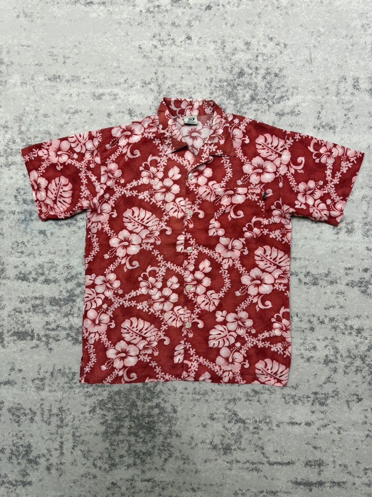 Vintage PIKO HAWAIIAN LONGBOARD WEAR MOTIVE FLORAL BUTTON UP SHIRT Size US M / EU 48-50 / 2 - 3 Thumbnail