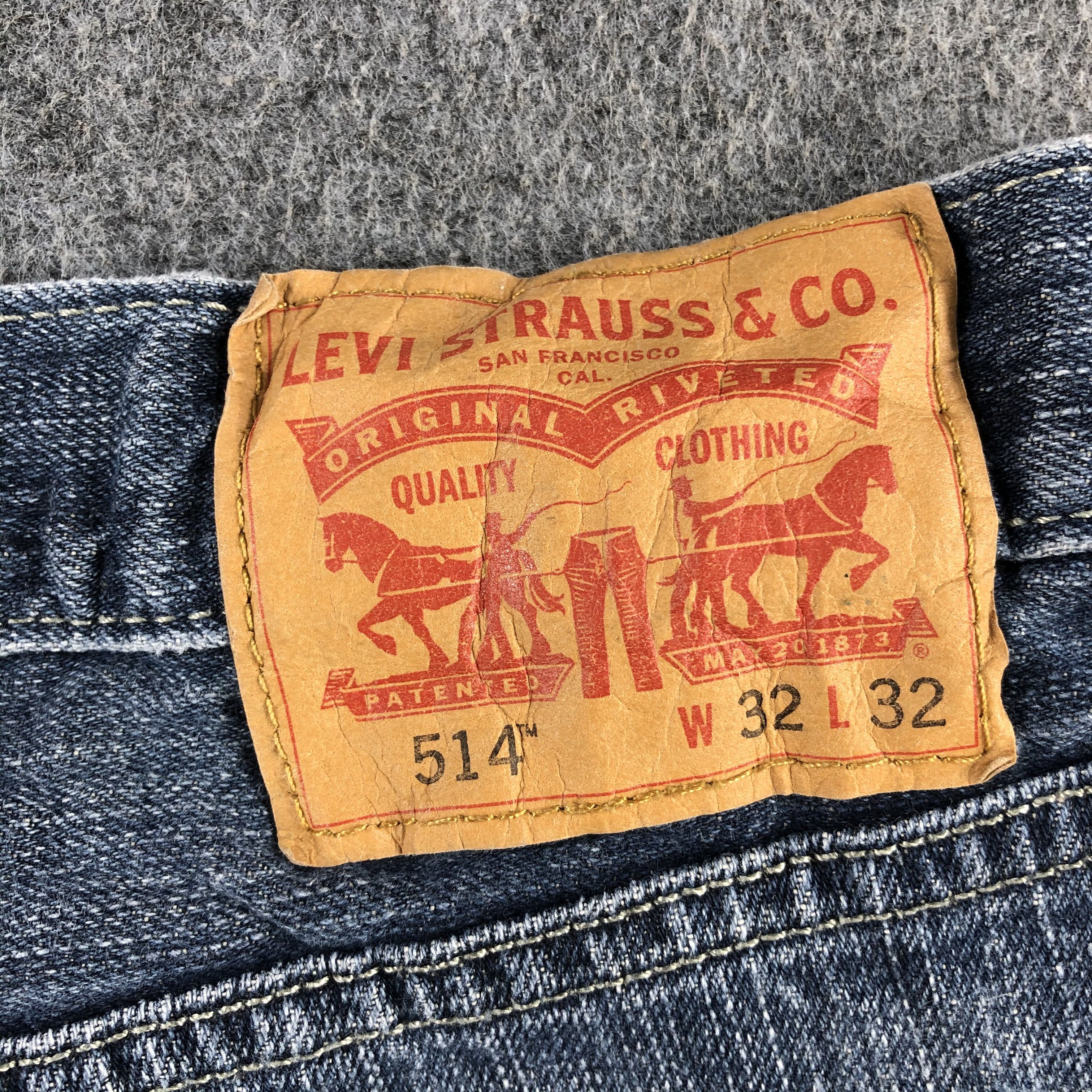 Levi's Vintage Blue Wash Levis 514 Jeans-J2145 Size US 33 - 5 Thumbnail