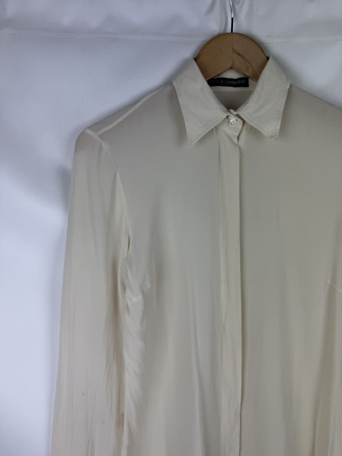 Dolce & Gabbana Dolce&Gabbana Long Sleeve Button Up Shirt Tunic Blouse Size M / US 6-8 / IT 42-44 - 2 Thumbnail