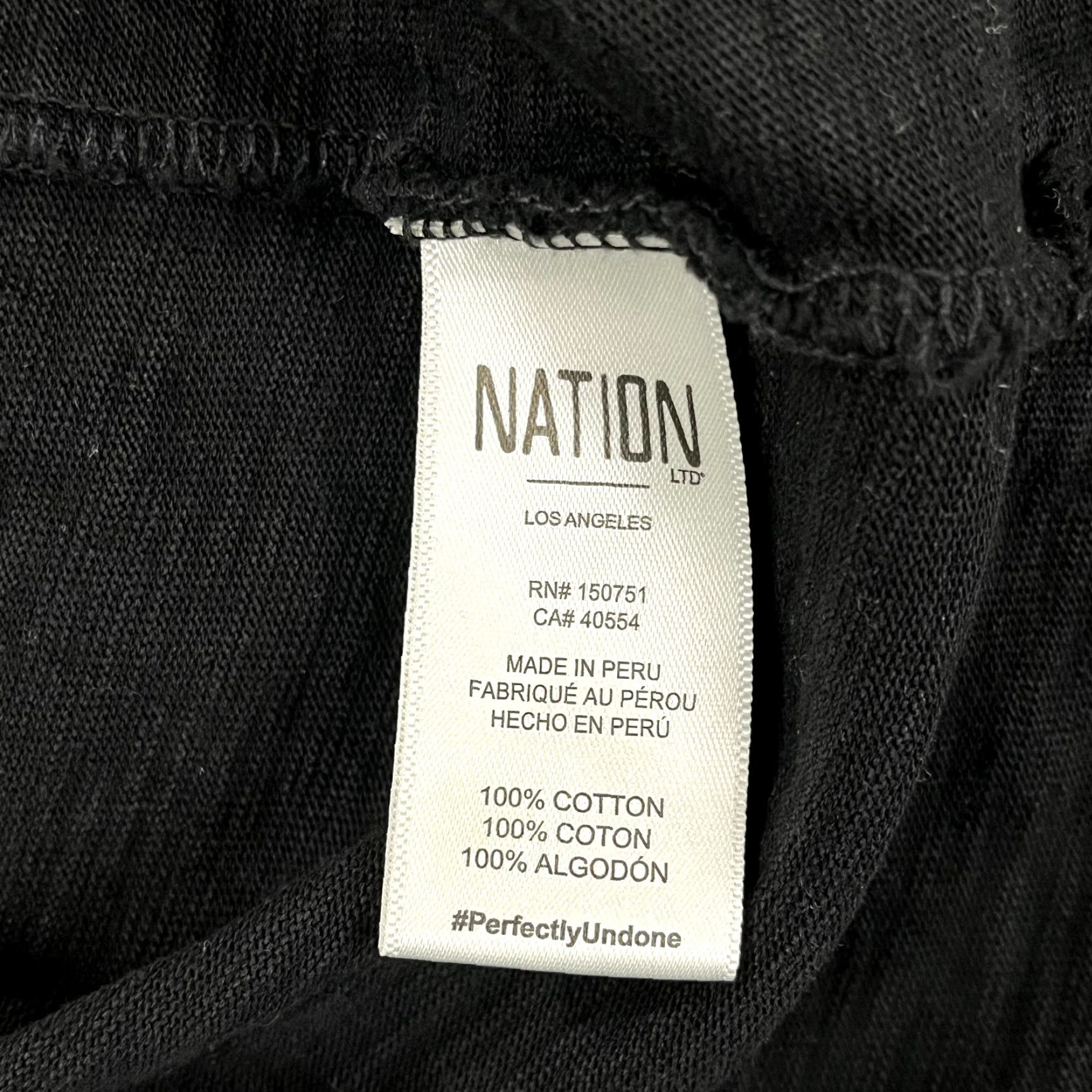 P.E Nation VINTAGE Nation Women's Long Sleeve T-Shirt Crew Neck Black Small Snap Top Casual, Travel, Workwear Size S / US 4 / IT 40 - 7 Thumbnail