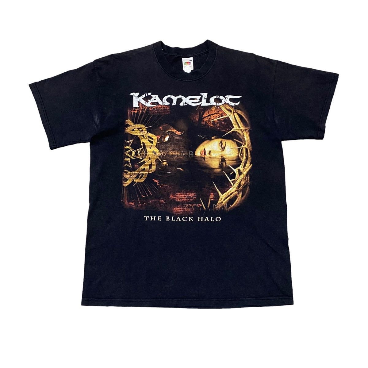 Band Tees KAMELOT BAND THE BLACK HALO 2005 ALBUM PROMO T SHIRT Size US L / EU 52-54 / 3 - 1 Thumbnail