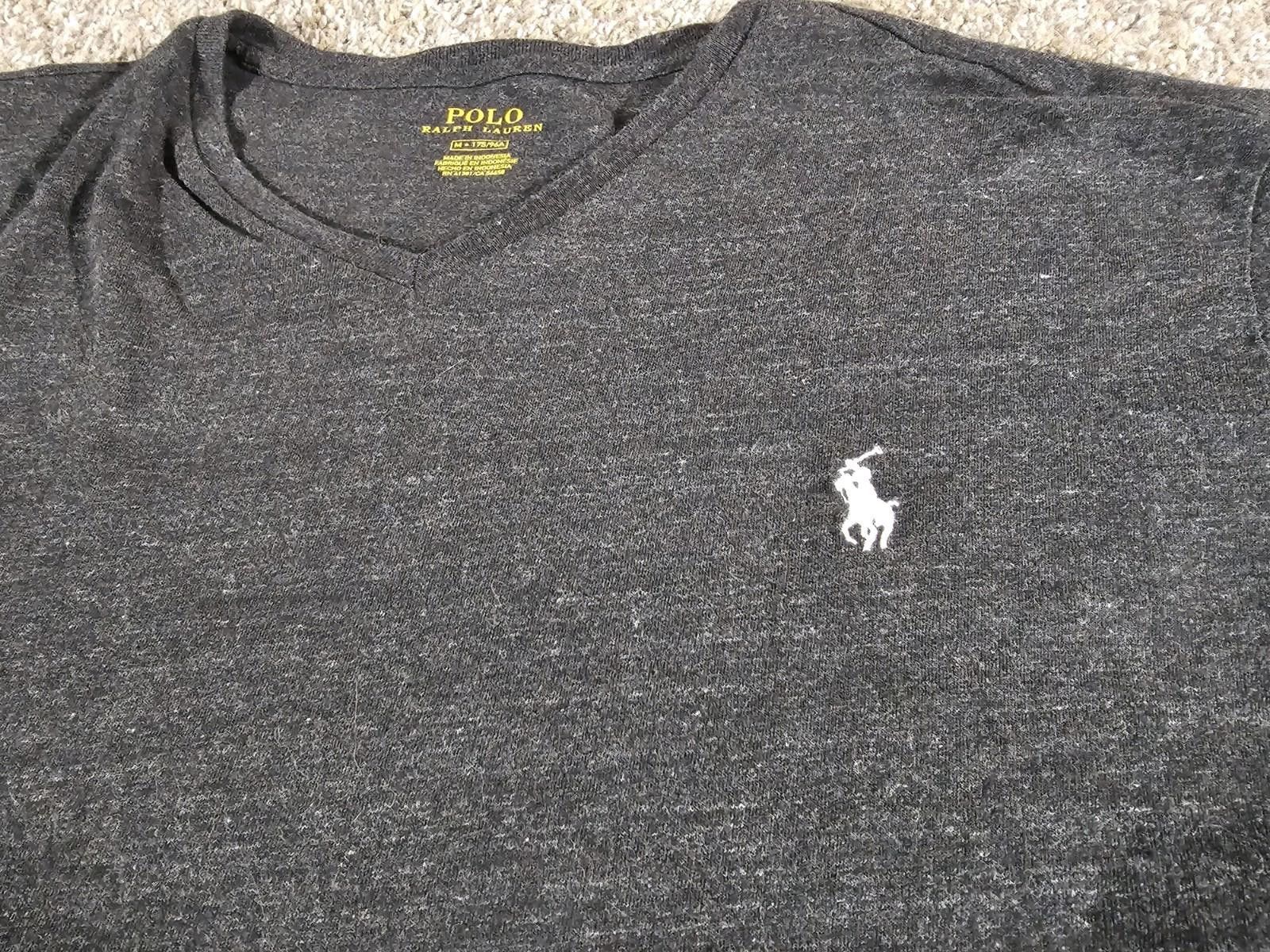 Polo Ralph Lauren Polo Ralph Lauren V-neck M Gray Shirt Size US M / EU 48-50 / 2 - 3 Thumbnail