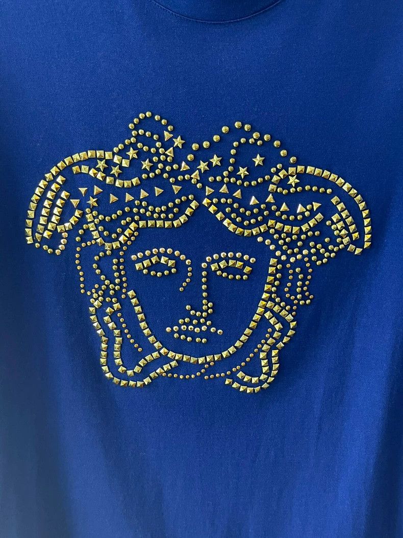 Versace Versace logo men's slim T-shirt Size US M / EU 48-50 / 2 - 2 Thumbnail