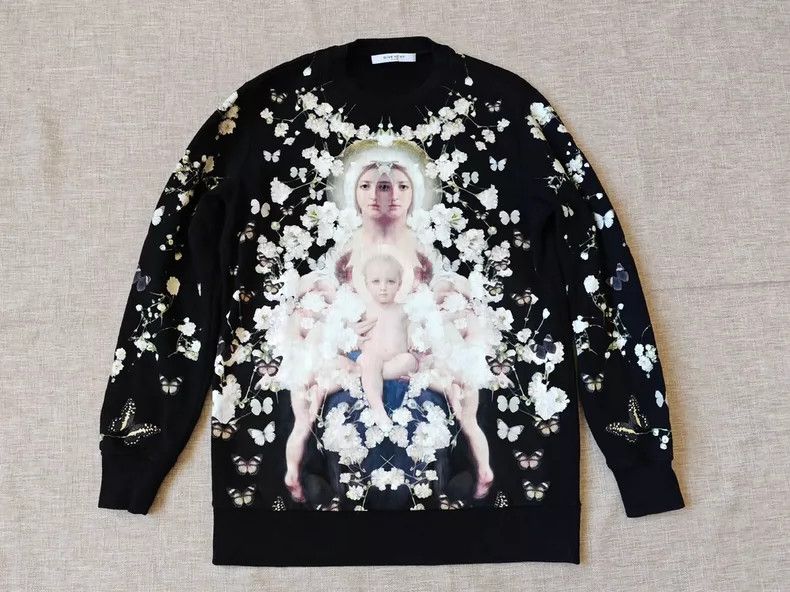 Givenchy Givenchy Classic Madonna Starry Hoodie Size US XS / EU 42 / 0 - 1 Thumbnail