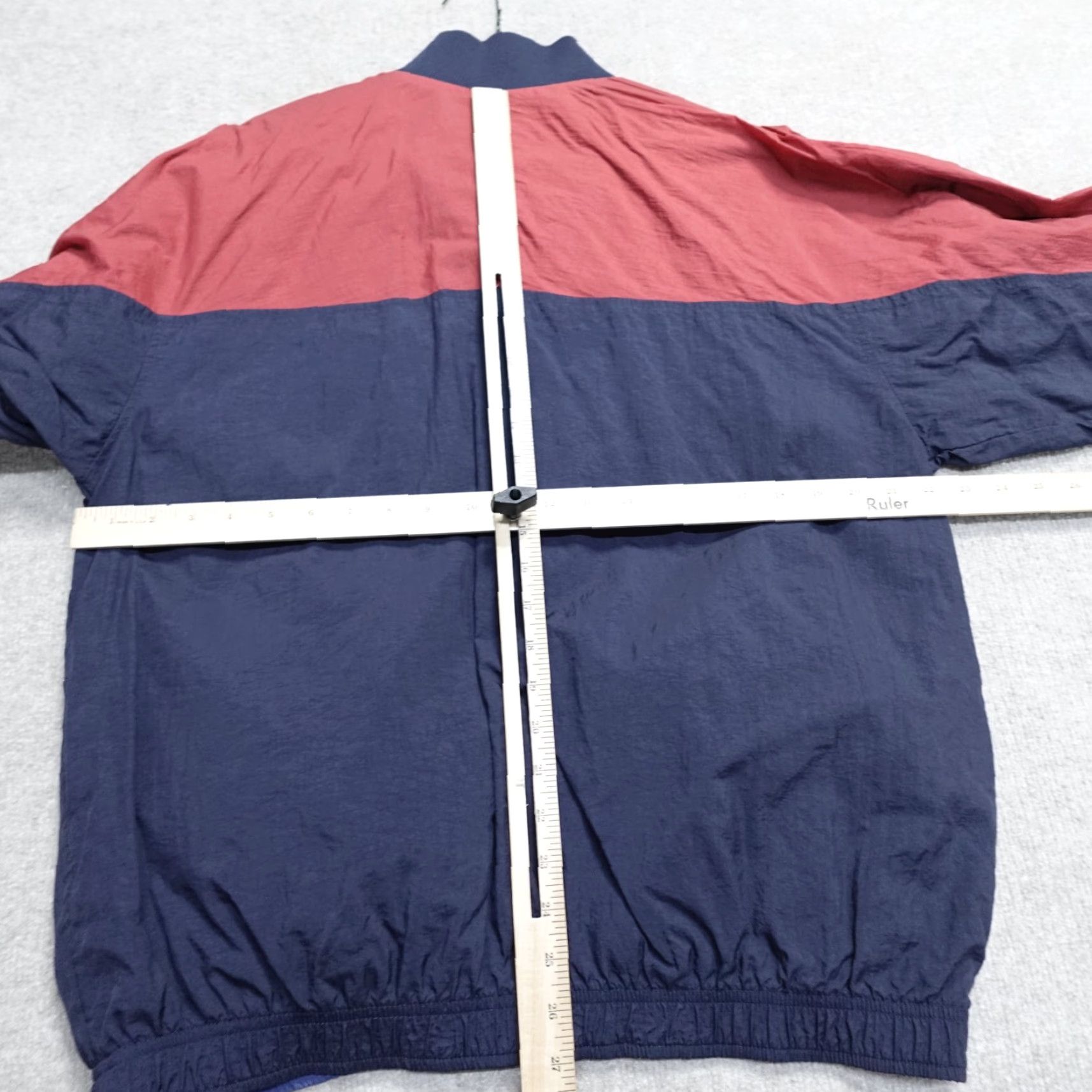Nike VINTAGE Nike Womens Jacket XL Blue Windbreaker 1/4 Zip Reversible Raglan Size XL / US 12-14 / IT 48-50 - 5 Thumbnail