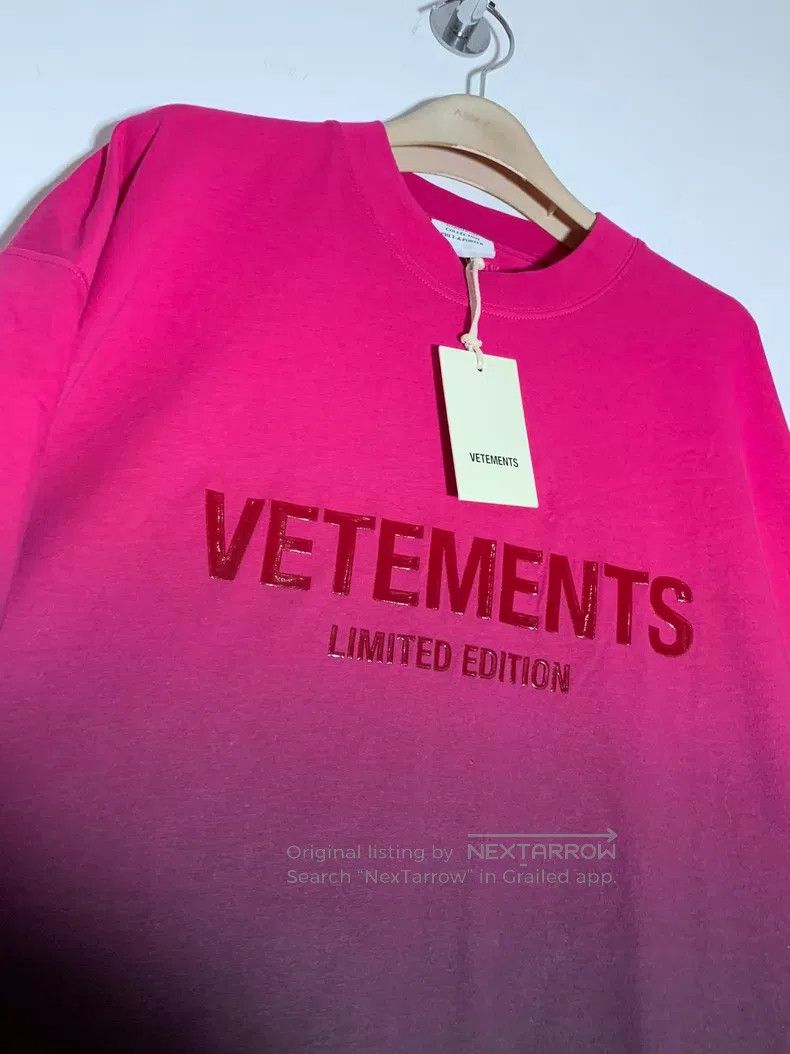 Vetements Vetements Short Sleeve T-Shirt Size US S / EU 44-46 / 1 - 4 Thumbnail