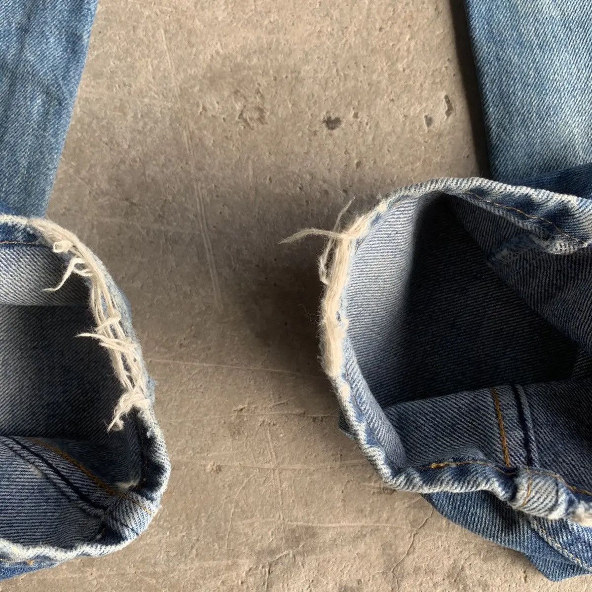 Edwin Vintage Edwin Distressed Jeans 30x31 BlueWash Ripped Denim Size US 30 / EU 46 - 15 Thumbnail
