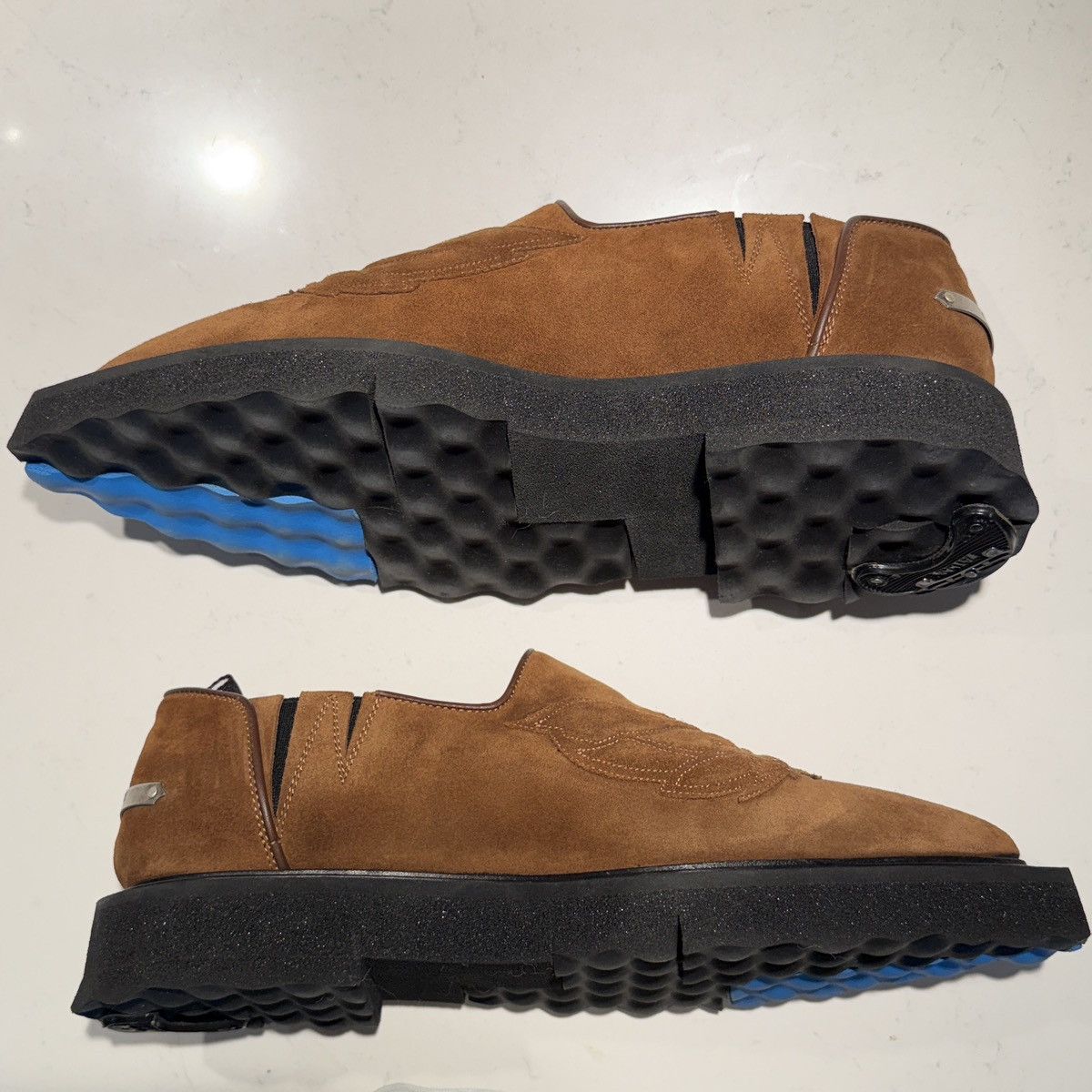 Off-White Off-White c/o Virgil Abloh Brown suede western eagle loafer Size US 11 / EU 44 - 4 Thumbnail