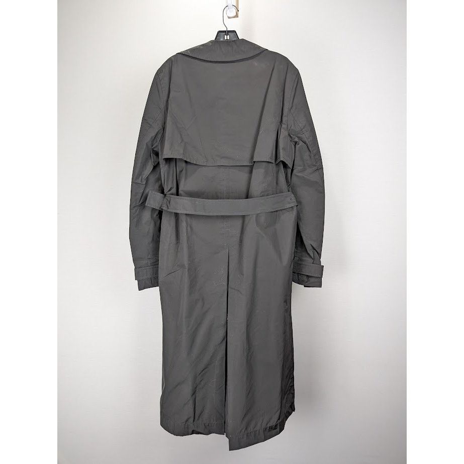 Bottega Veneta o1rshd1 Trench Fluid Technical Cotton Coat in Black Size US S / EU 44-46 / 1 - 13 Thumbnail