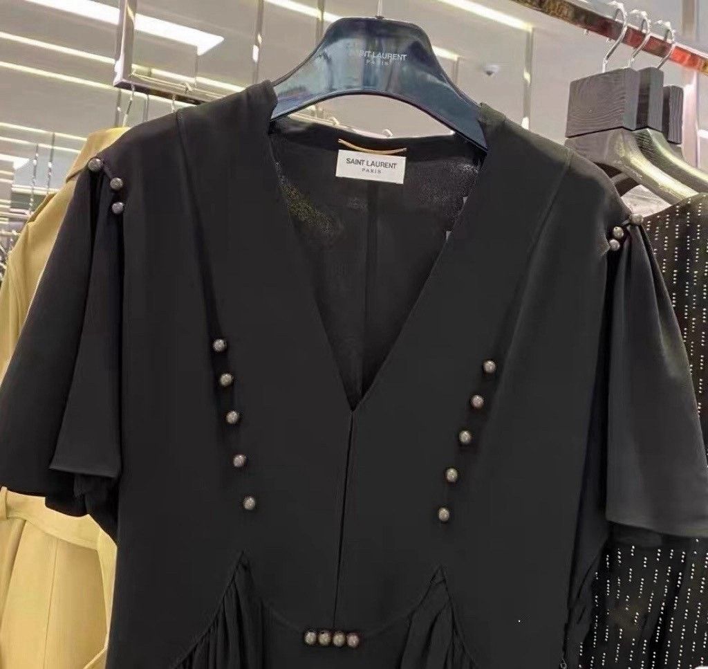 Saint Laurent Paris Saint Laurent Rose Style Dress Size 36 Size XS / US 0-2 / IT 36-38 - 1 Thumbnail