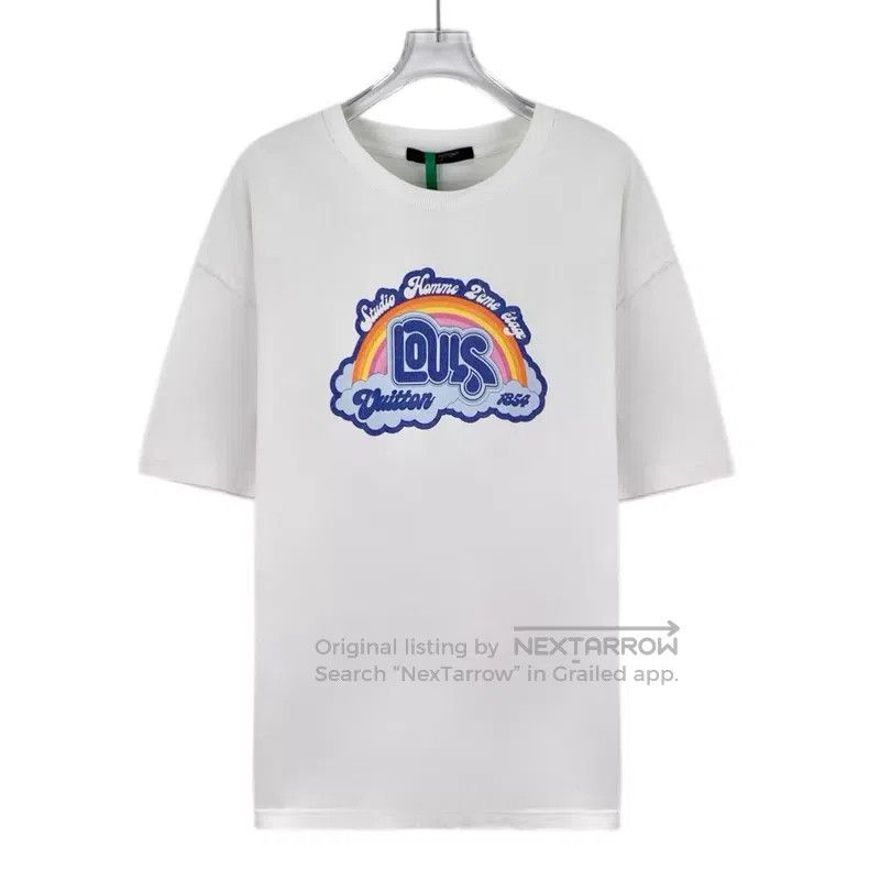 Louis Vuitton Louis Vuitton 23 white cloud logo monogrammed cotton crew Size US L / EU 52-54 / 3 - 1 Thumbnail
