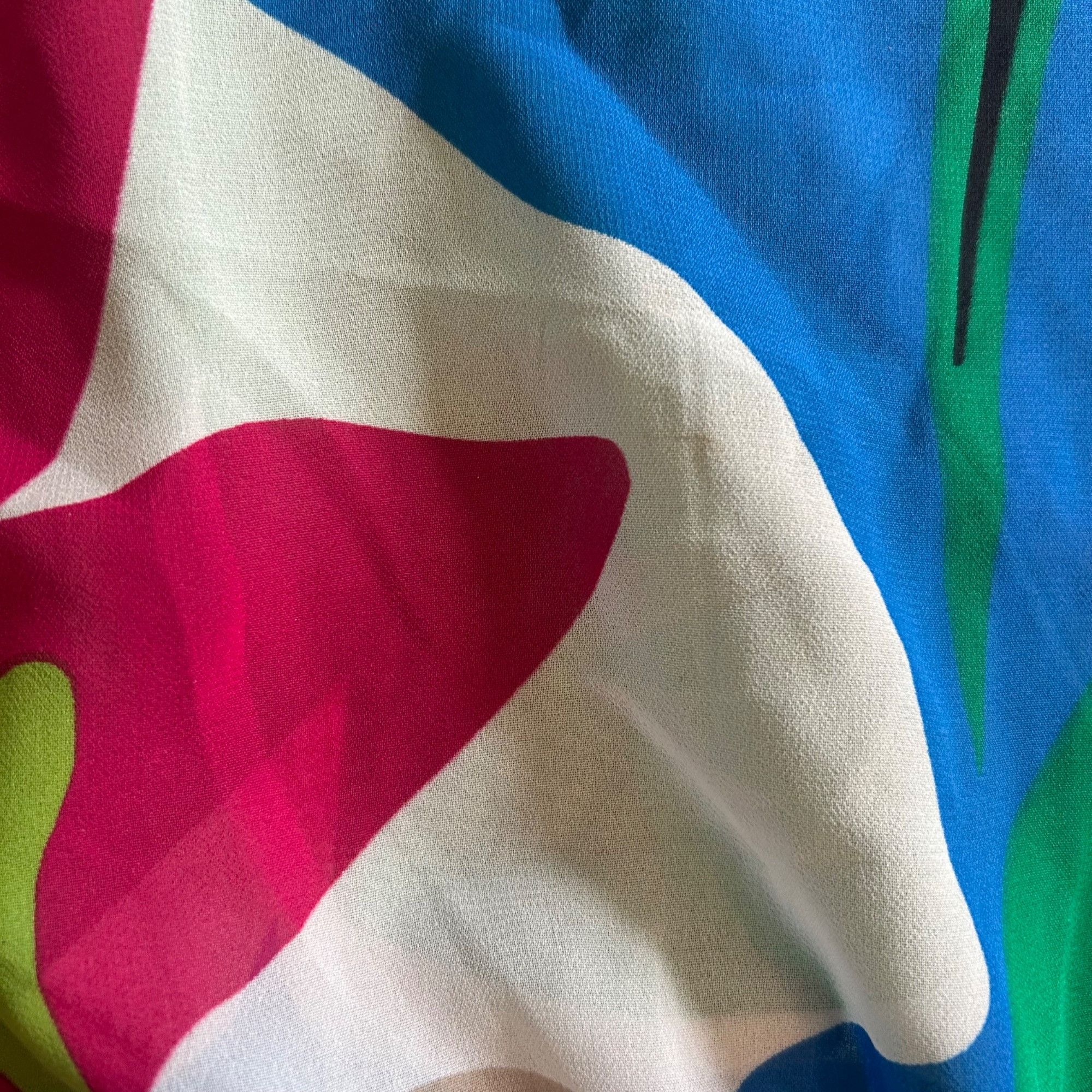 Vintage Vintage Daniel Benjamin Sheer Novelty Abstract Tunic Size L / US 10 / IT 46 - 5 Thumbnail