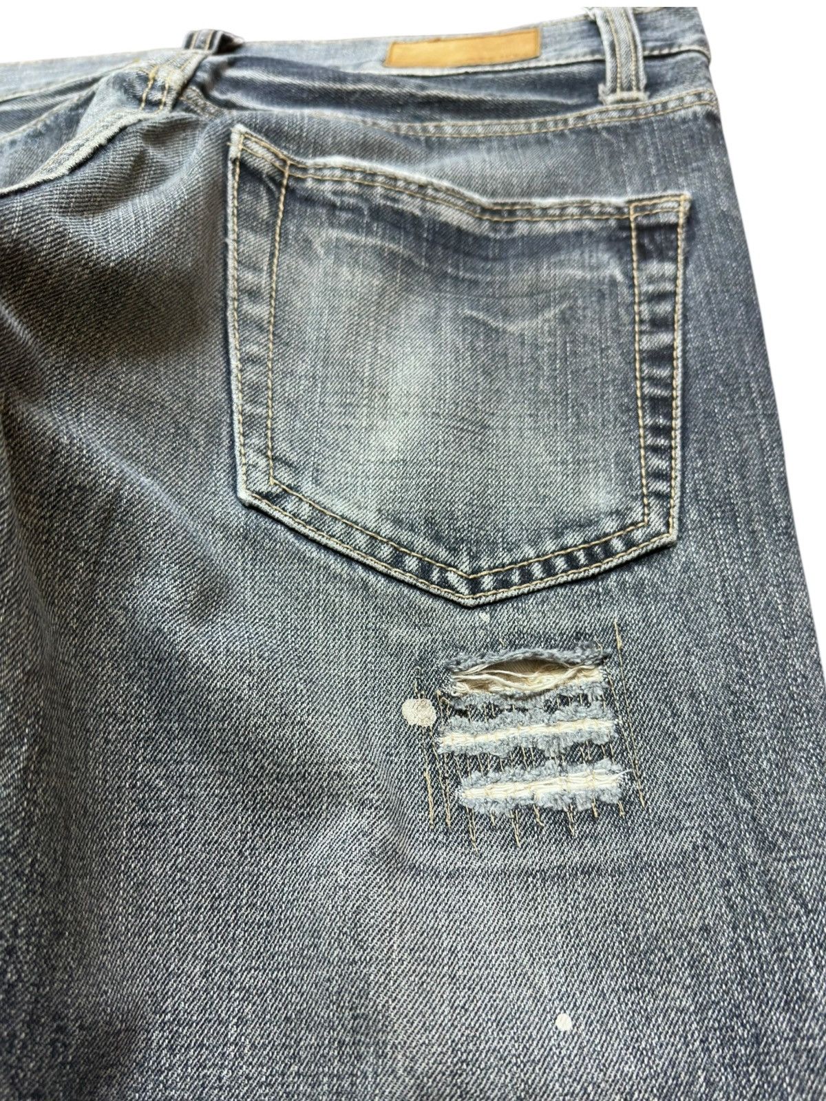 Boycott Vintage Boycott Grunge Distressed Denim Size US 33 - 6 Thumbnail