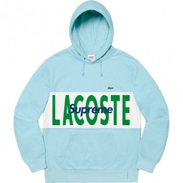 Hoodie lacoste supreme clearance