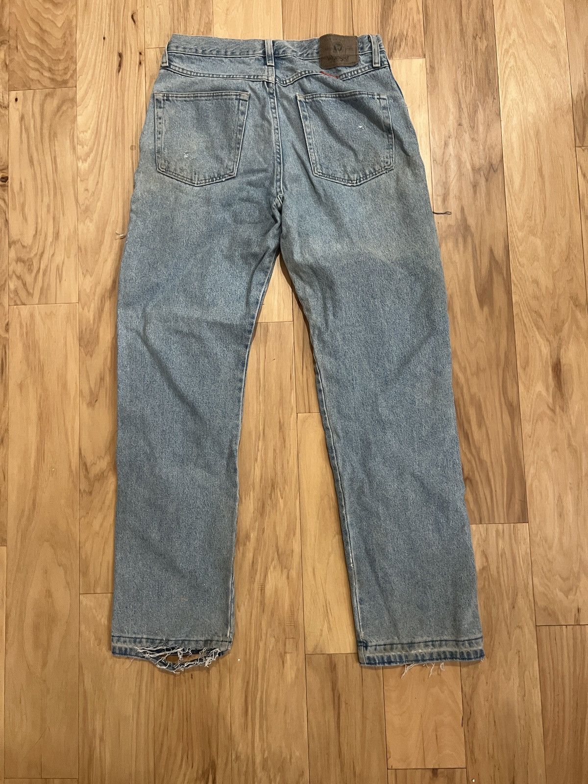 Vintage × Wrangler Vintage faded custom repaired Wrangler denim Size US 32 / EU 48 - 4 Thumbnail