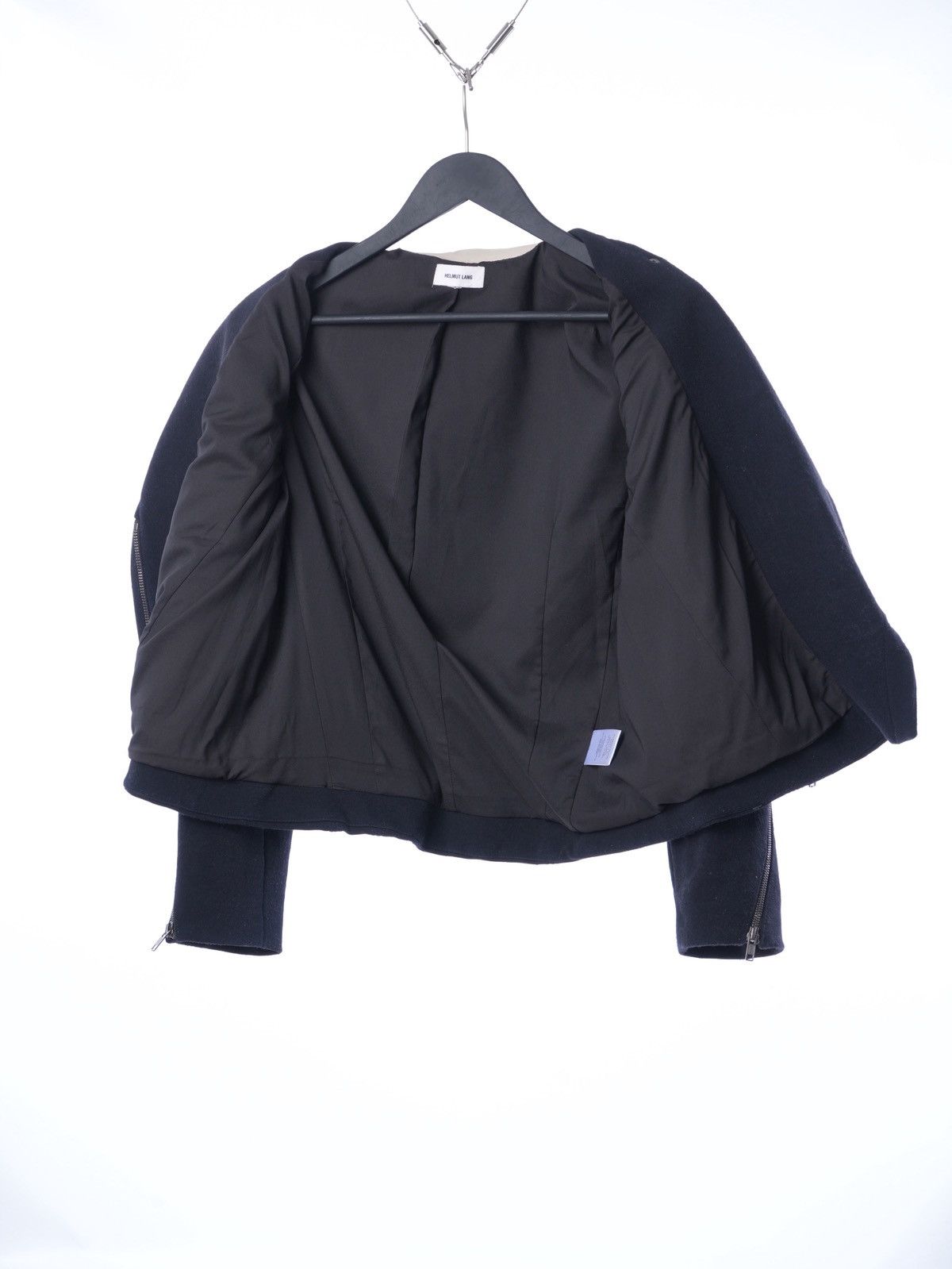 Helmut Lang Silky Moto Jacket Perfecto M-L