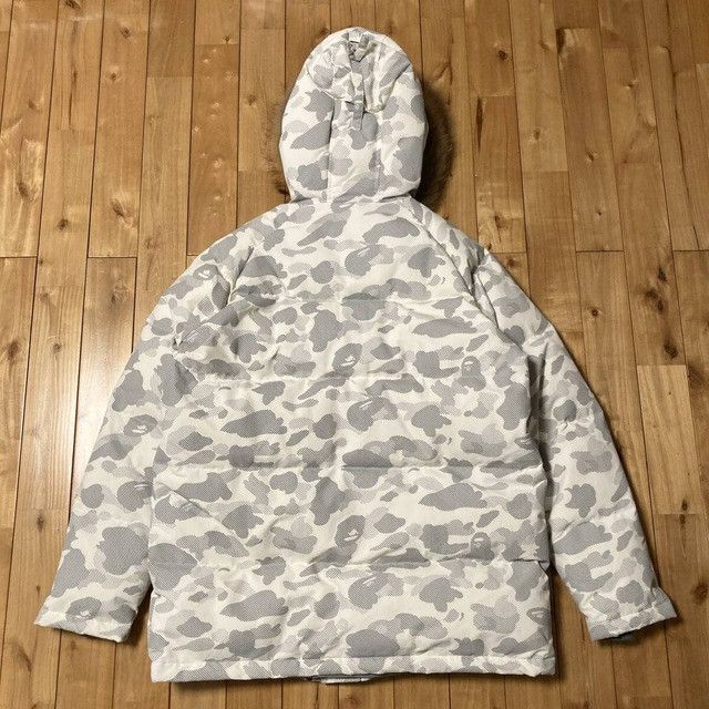 Bape BAPE Reflective Camo Fur Puffer Down Jacket a bathing ape Size US XXL / EU 58 / 5 - 4 Thumbnail