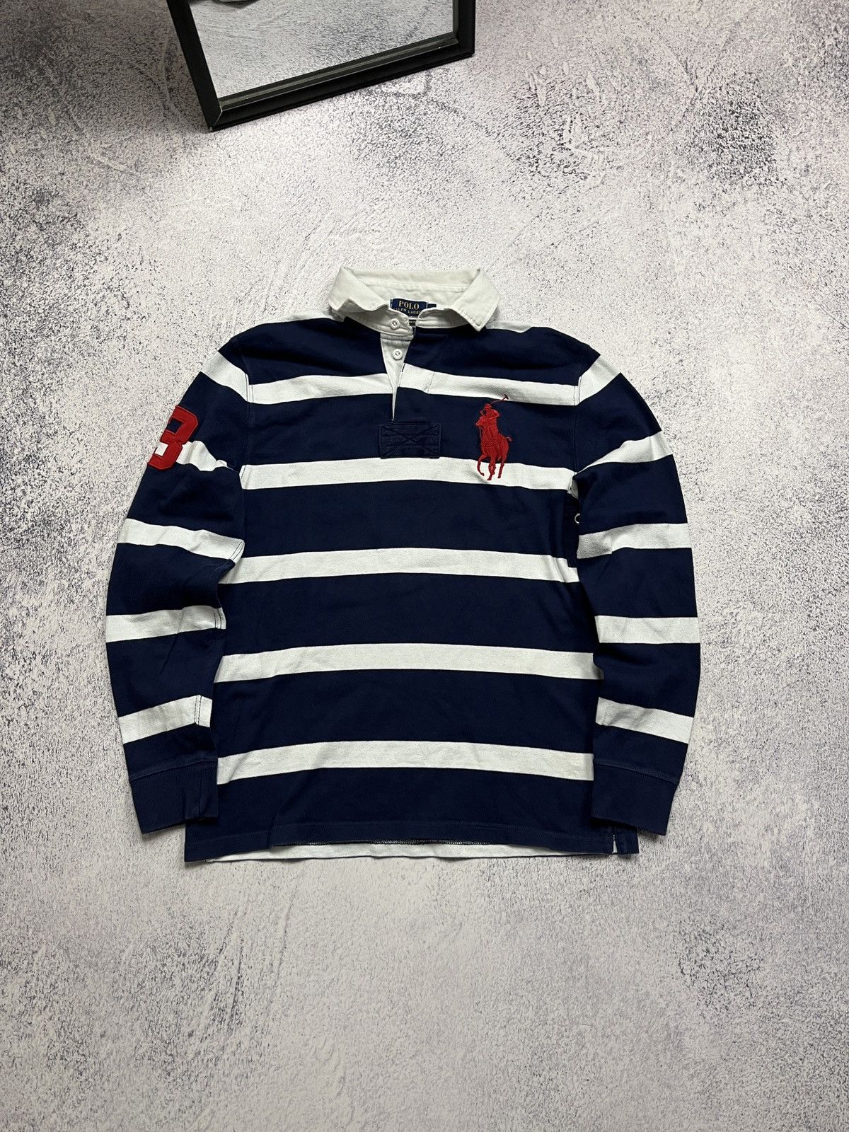 Polo Ralph Lauren Vintage Polo Ralph Lauren Rugby Shirt Big Pony 3 ...