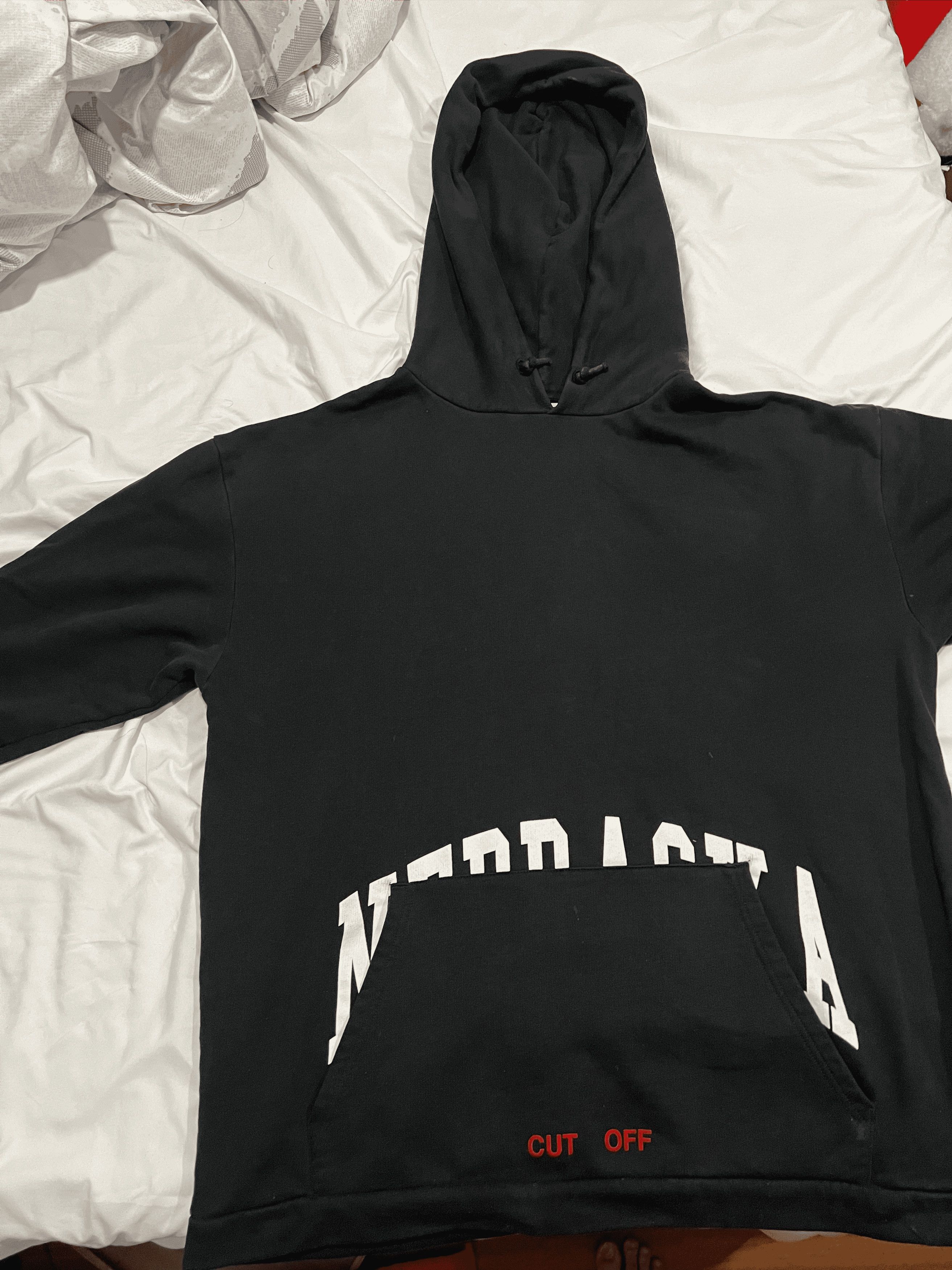 Off-White Off-White™ “Nebraska Cut Off” Diagonal Hoodie Size US S / EU 44-46 / 1 - 2 Thumbnail