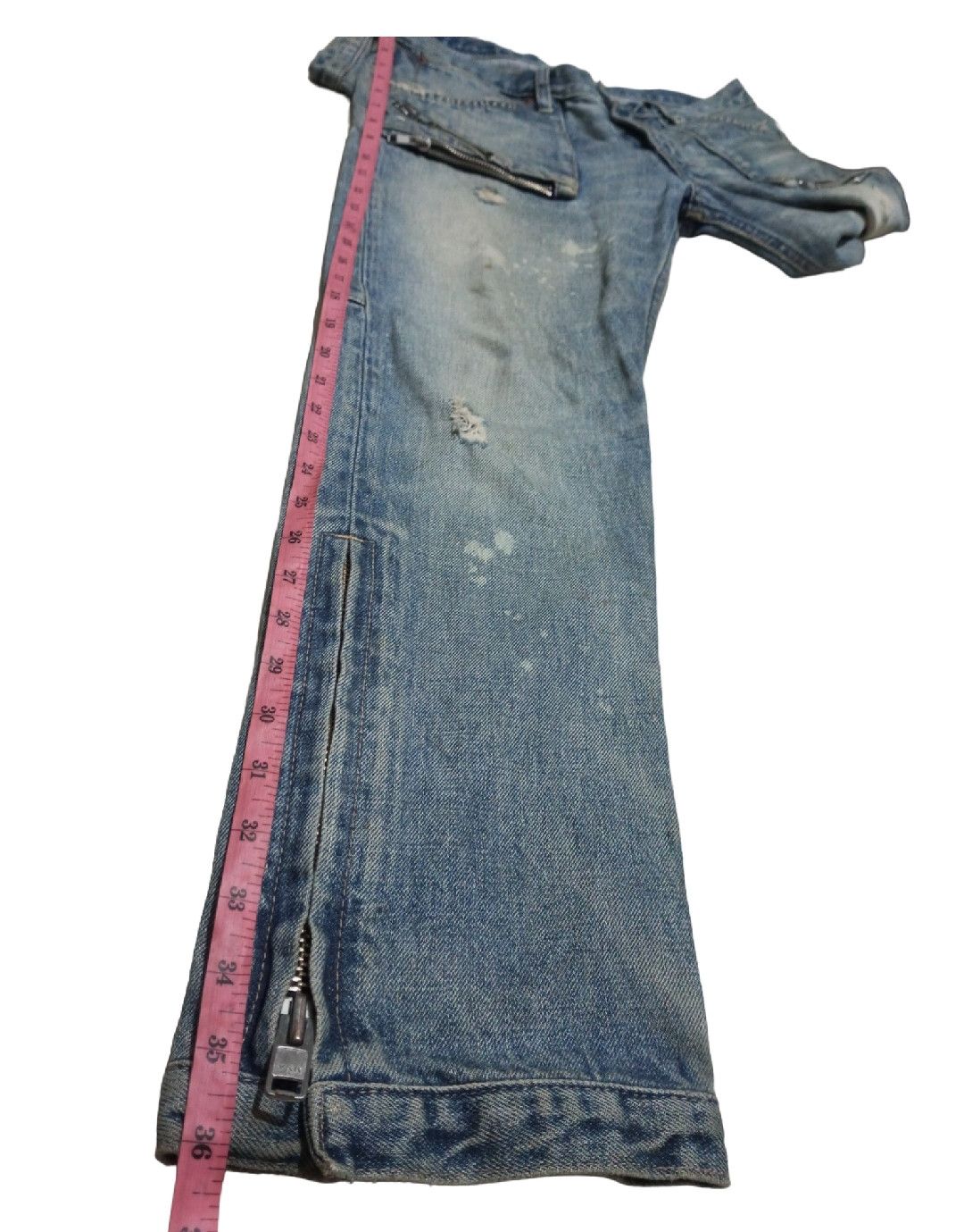 Hysteric Glamour Distressed Studded Denim Jeans Size US 32 / EU 48 - 5 Thumbnail