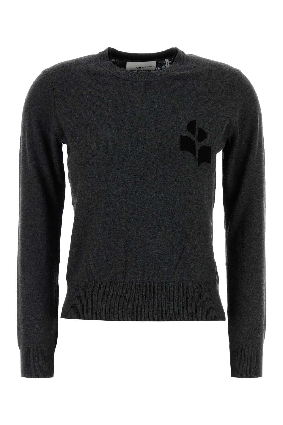 Charcoal Cotton Blend Lanta Sweater